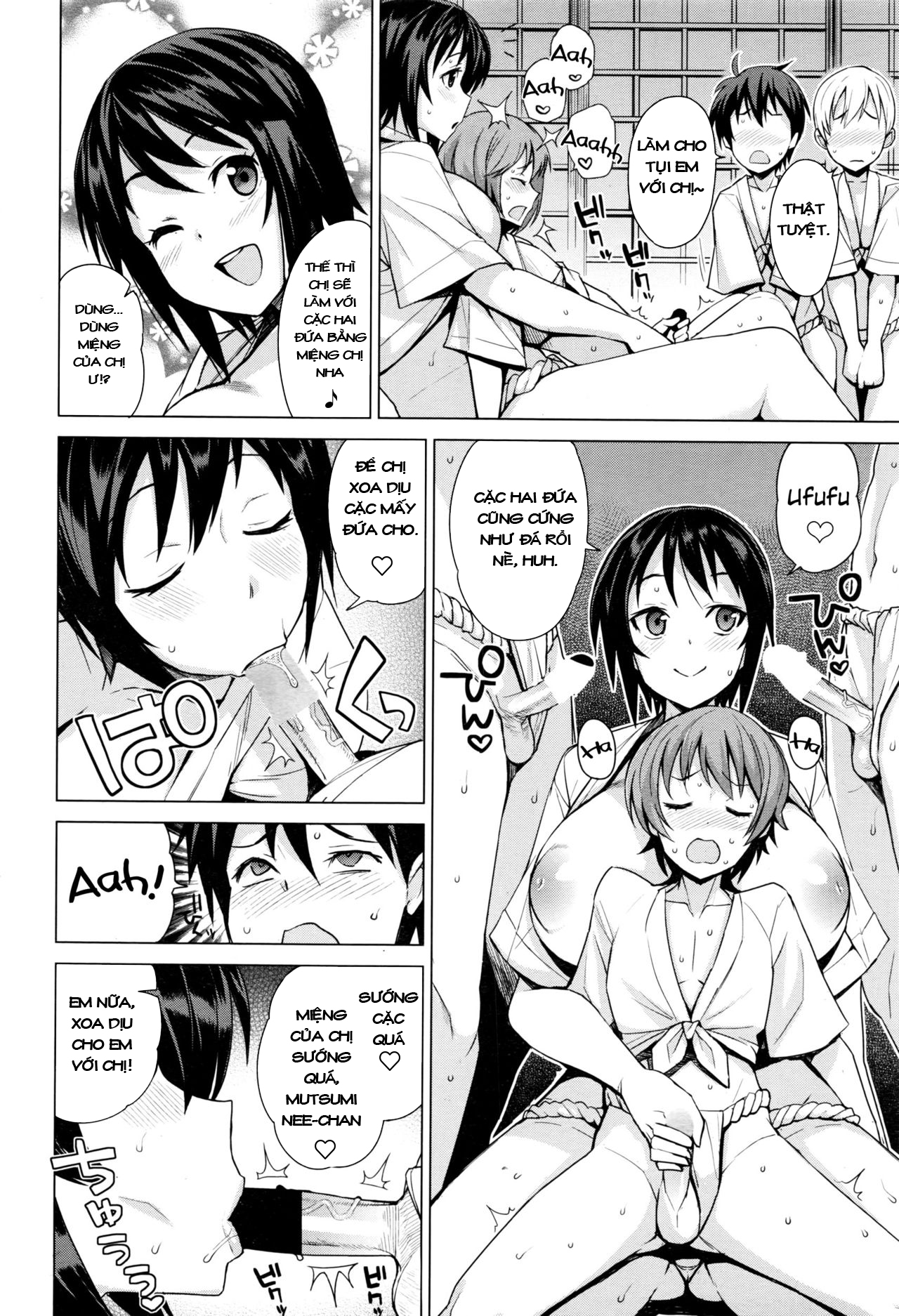 Đọc truyện hentai Mutsumi-san no Hanshoku Katsudou Kiroku Chap 2: May mắn trở thành cô giáo Thảo