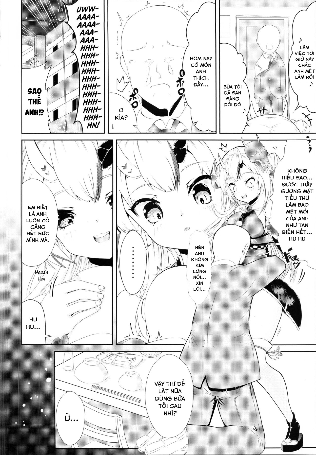 Đọc truyện hentai Một cuộc sống với những con quỷ dễ thương - Oneshot