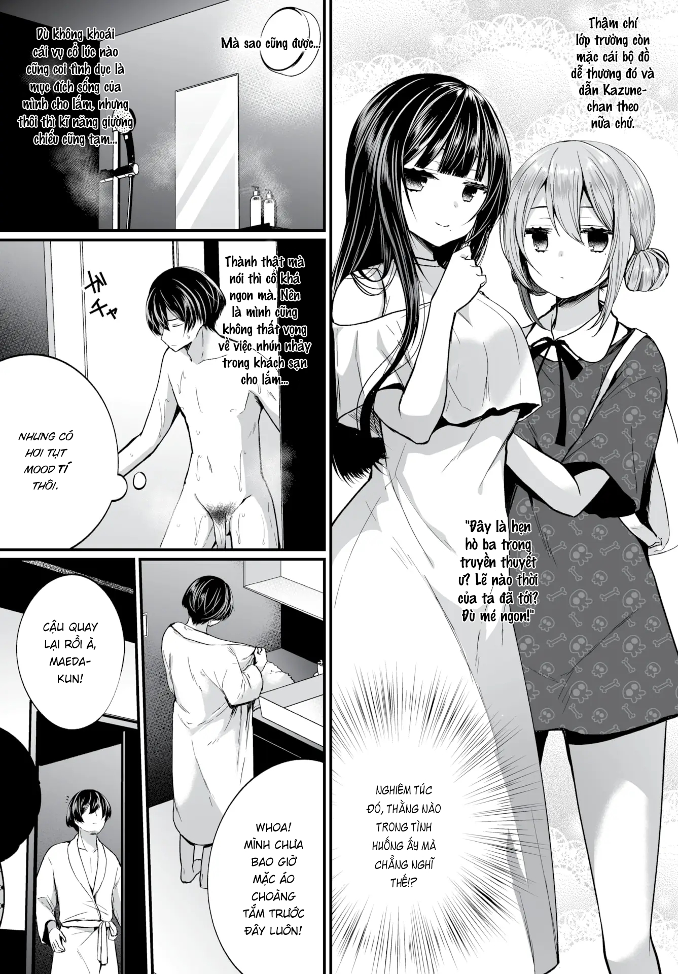 Đọc truyện hentai Gái Ngoan Lớp Tôi Hoá Ra Lại Là Dâm Nữ!? Chap 8 Chị Chị Em Em