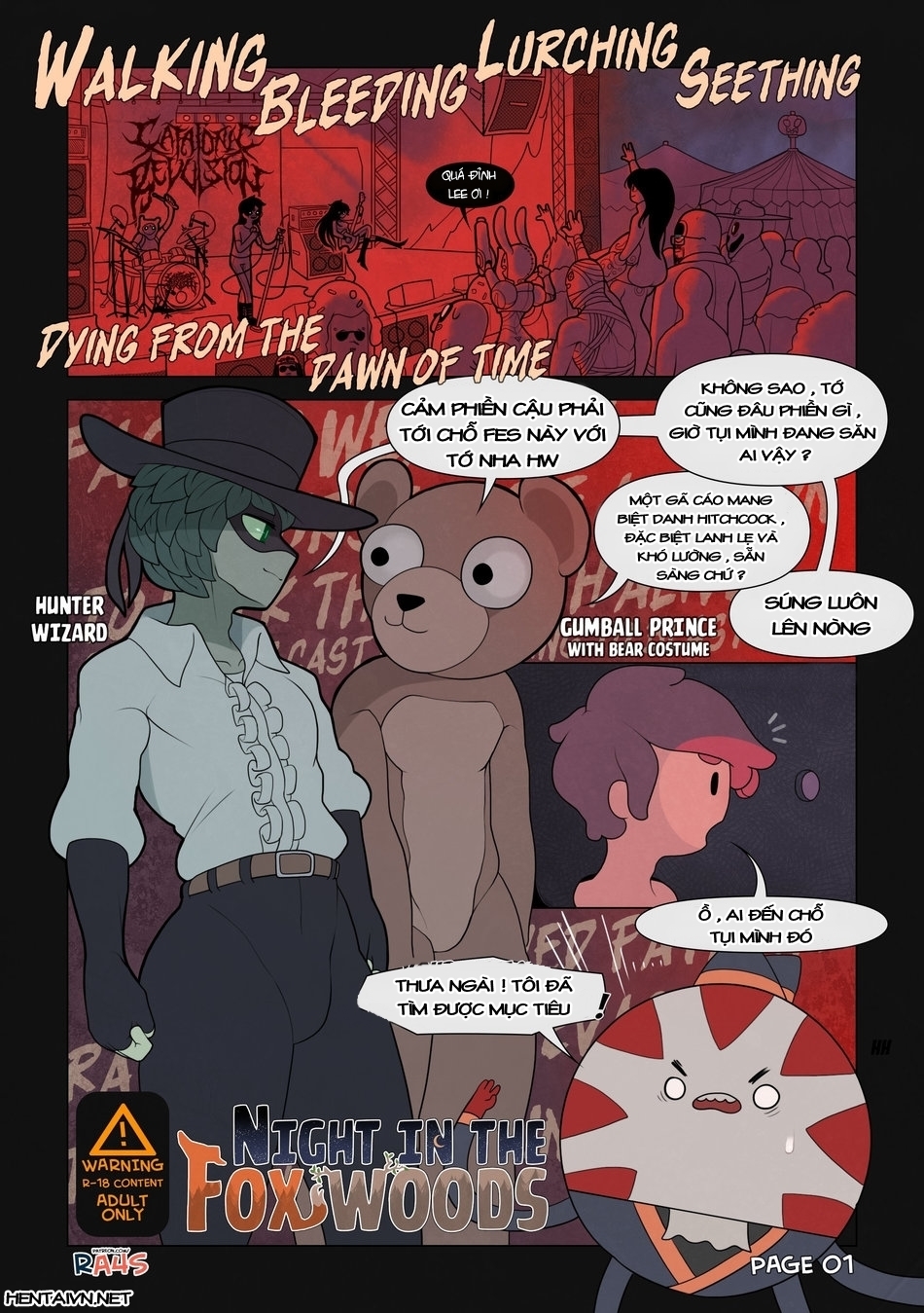 Đọc truyện hentai Night In The Fox Woods Oneshot