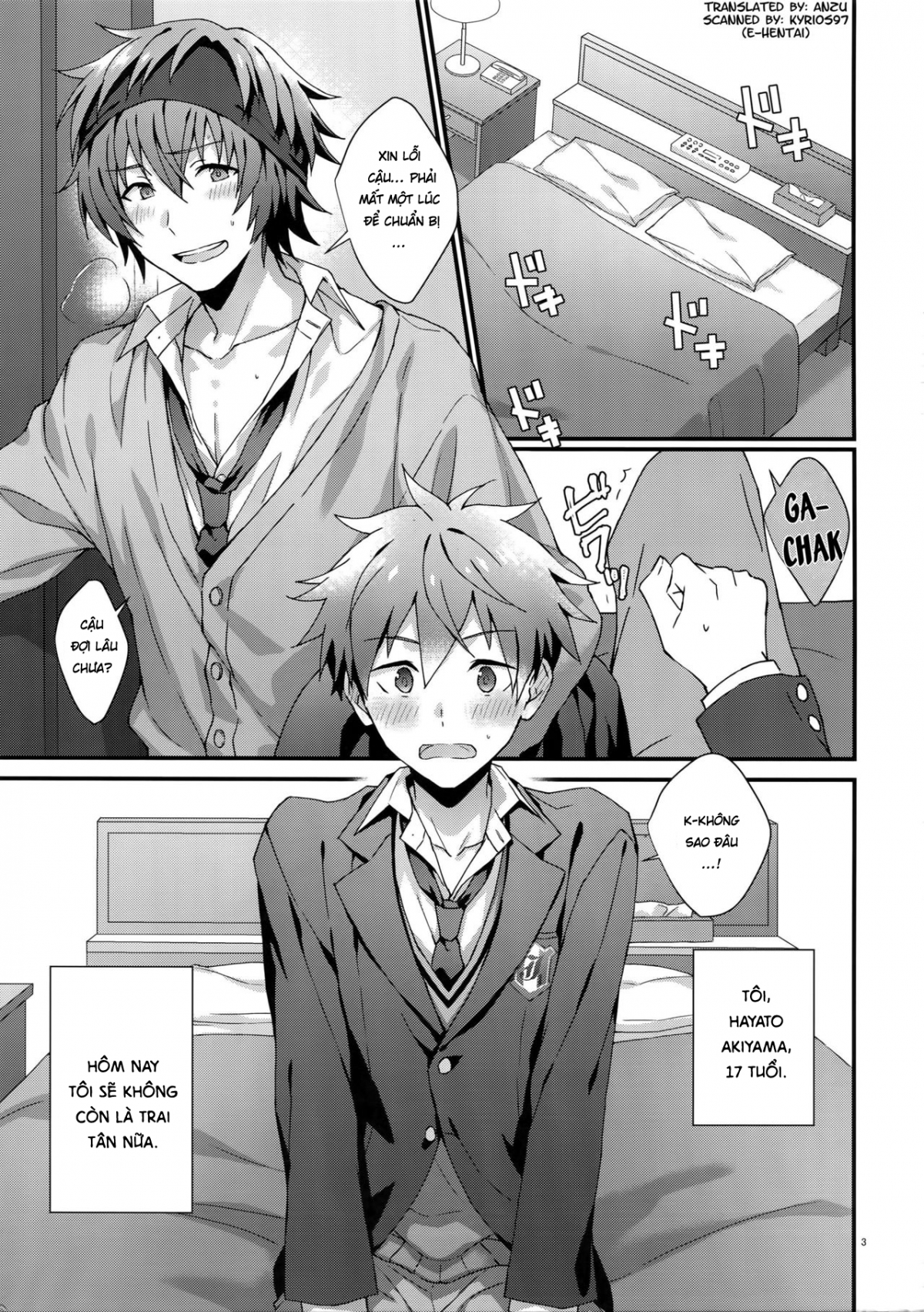 Đọc truyện hentai [Yaoi] Thoát kiếp trai tân! Oneshot