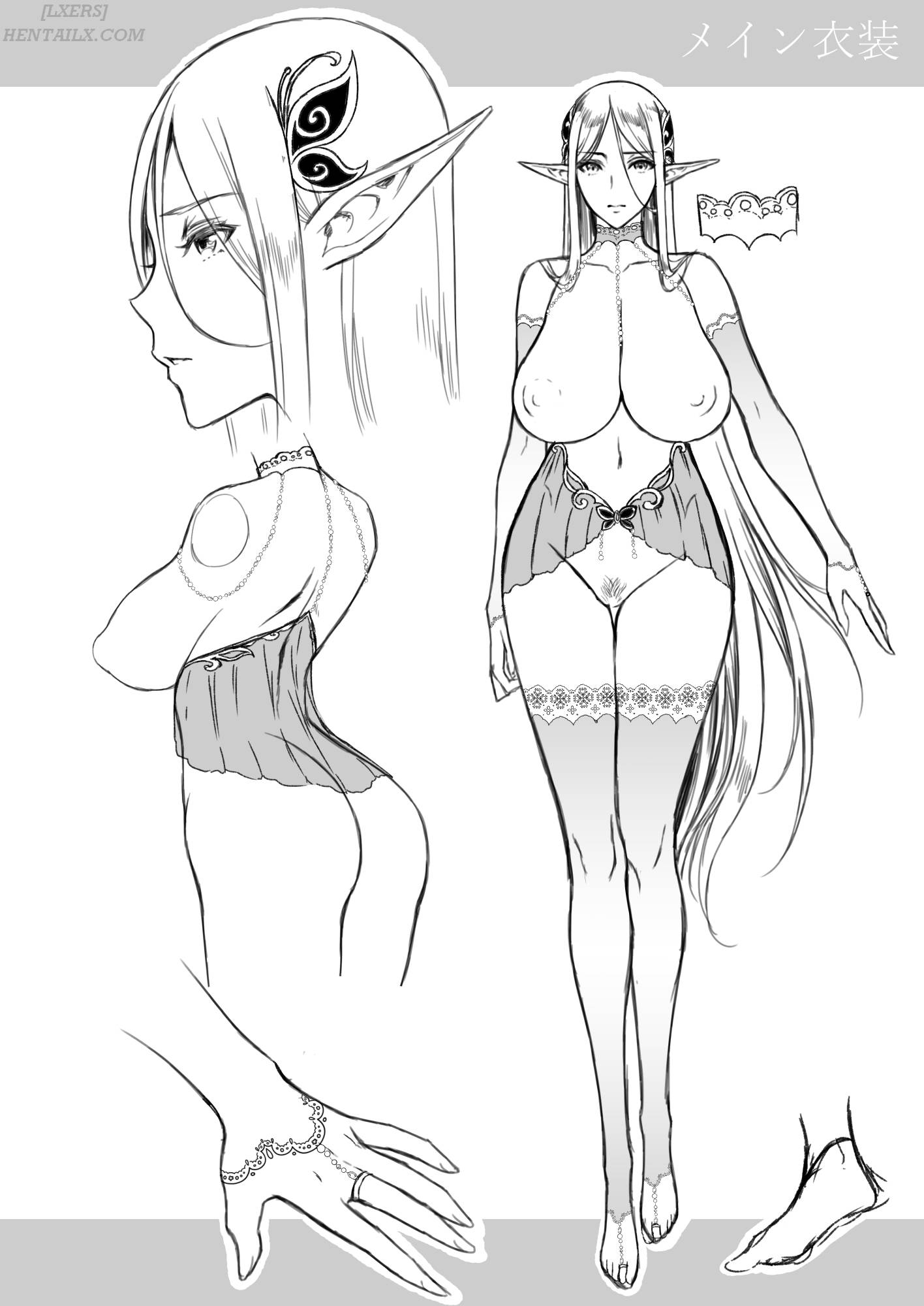 Đọc truyện hentai Tasogare No Shou Elf Chap 3