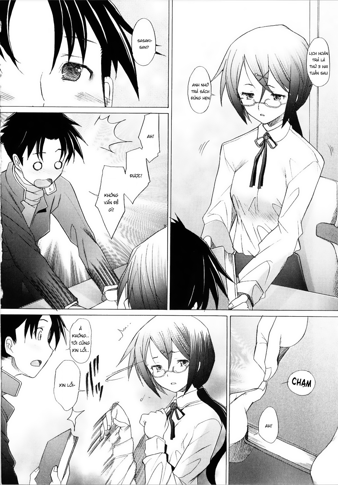 Đọc truyện hentai Chuyện tình nơi thư viện - Oneshot