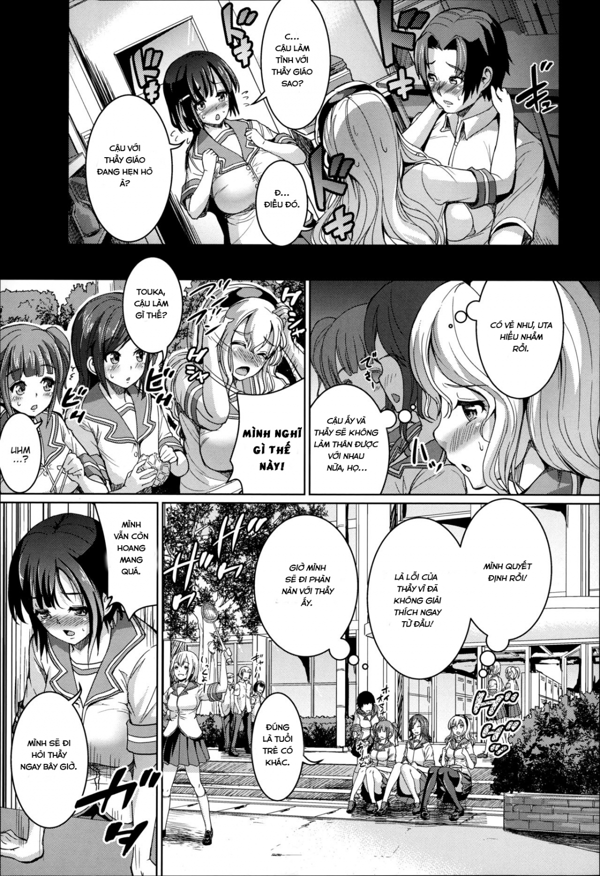 Đọc truyện hentai Sankaku Hatsukoi - Oneshot