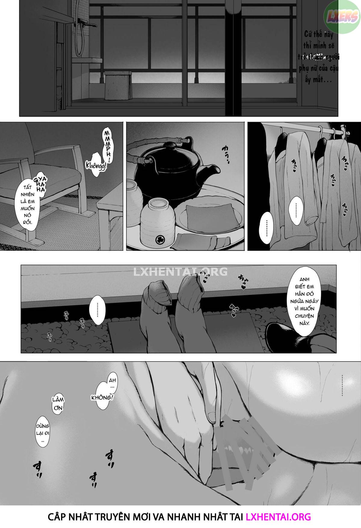 Đọc truyện hentai Hahagui Ottori Okaasan ga Toshishita Yarichin ni Nerawareru Toki Chap 2B