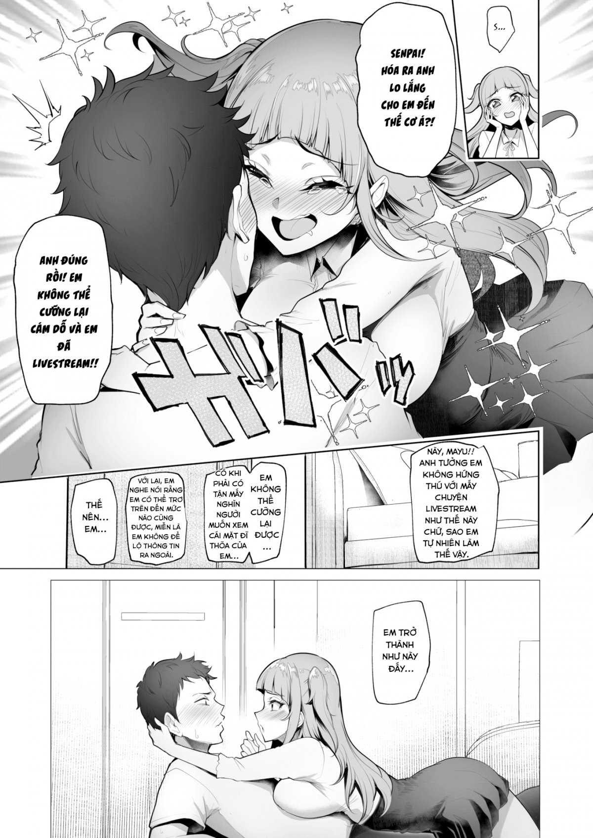 Đọc truyện hentai Tôi không thể ngừng livestream! Oneshot mừng mở mute