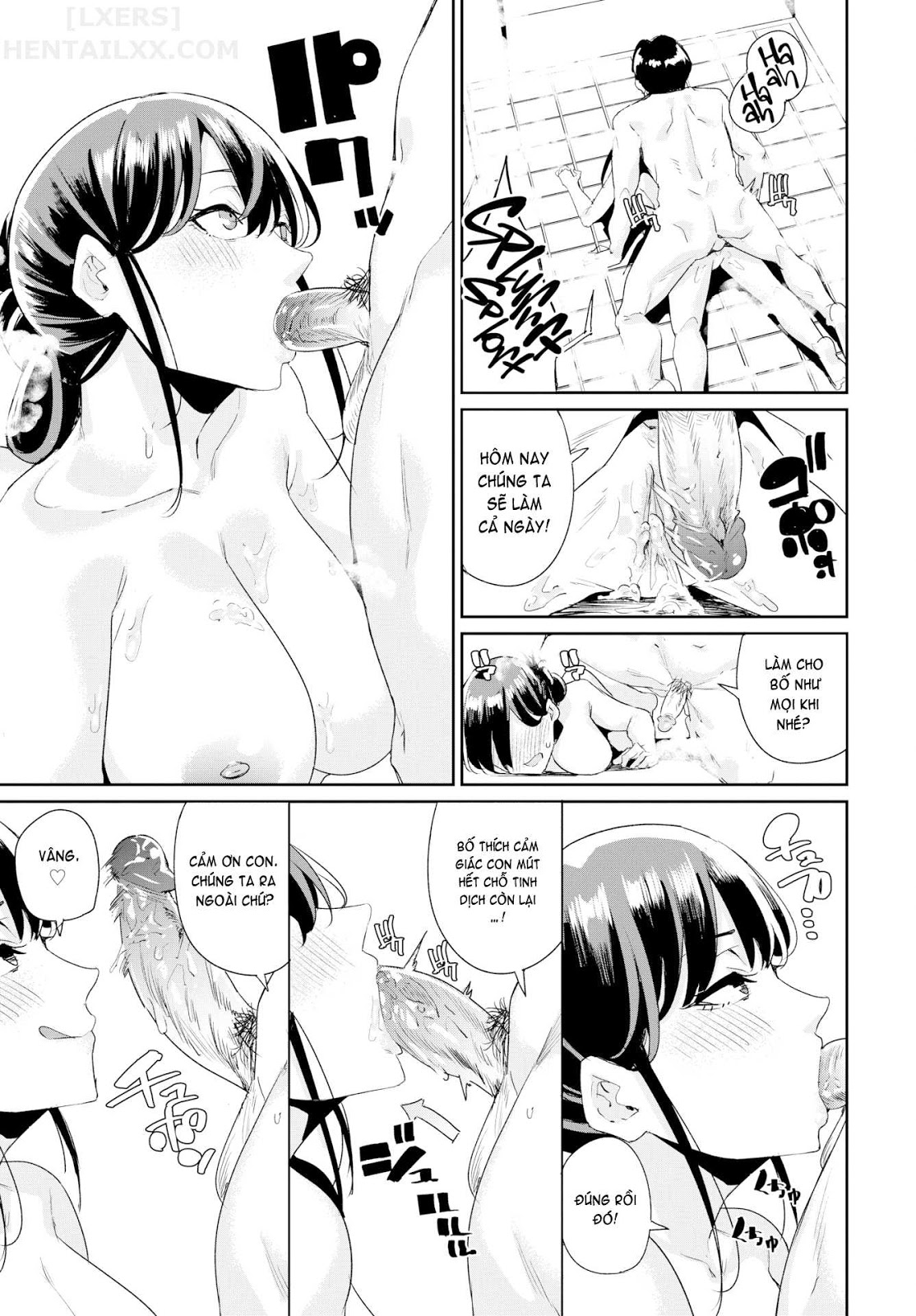Đọc truyện hentai JK Manual Chap 3 Together with Dad