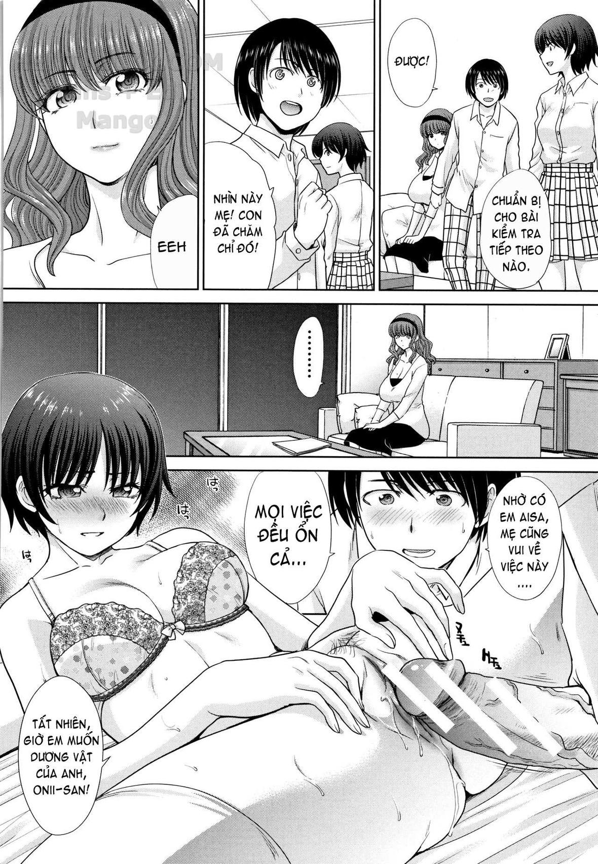 Đọc truyện hentai Mother and Younger Sister Chap 3
