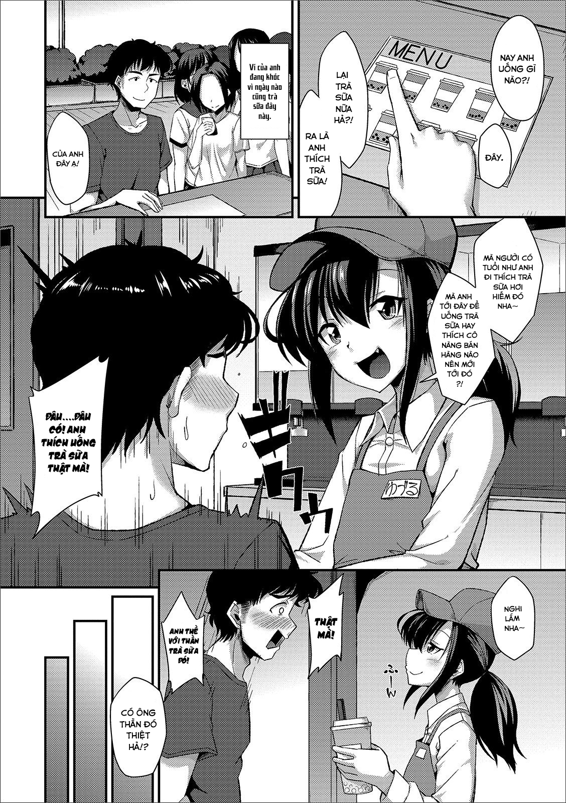Đọc truyện hentai Quán trà sữa Tapioca Oneshot