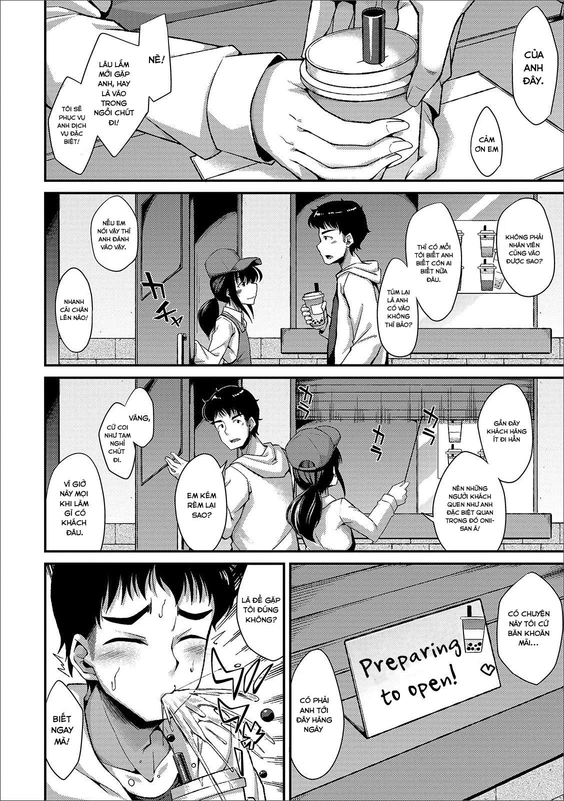 Đọc truyện hentai Quán trà sữa Tapioca Oneshot