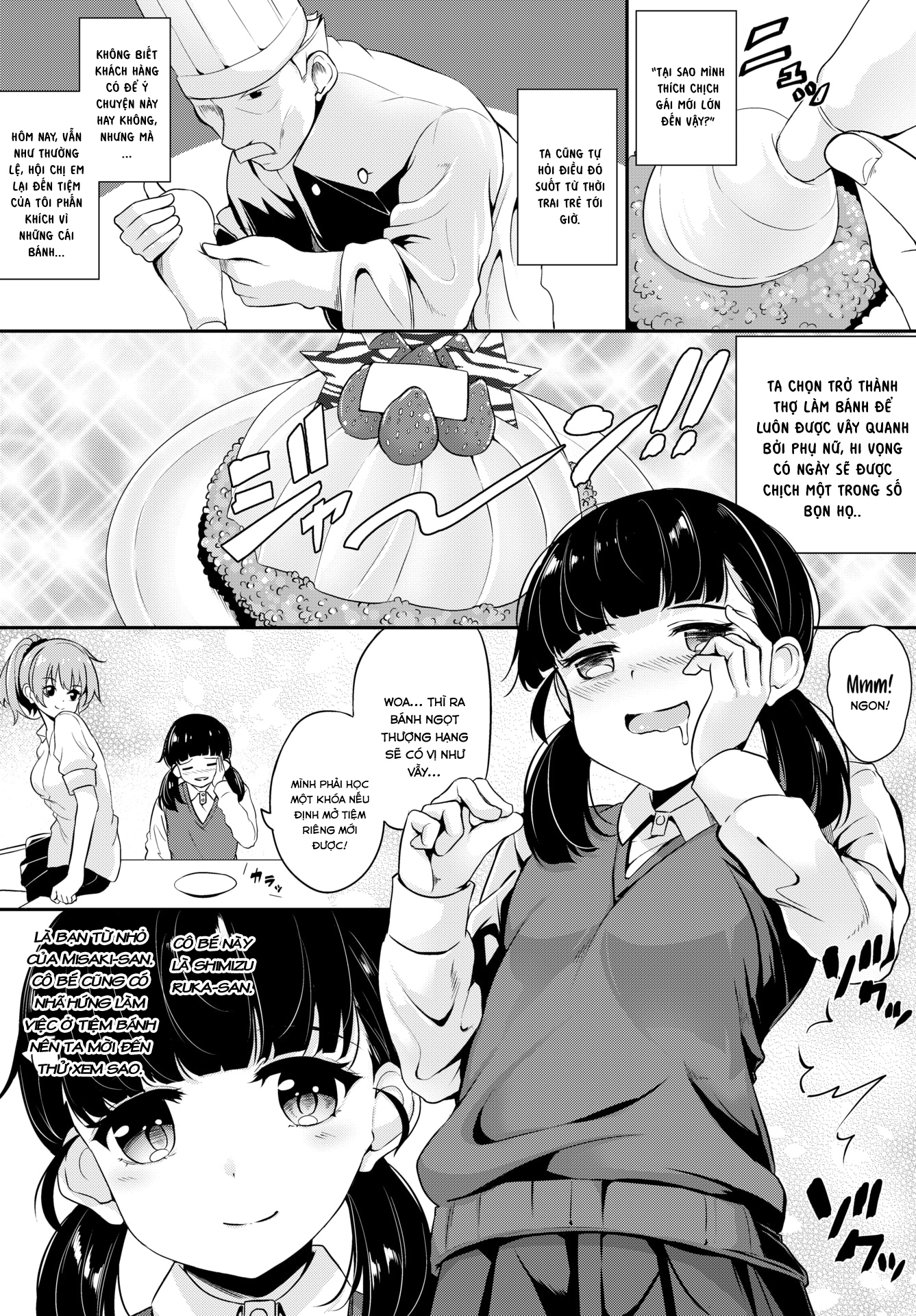 Đọc truyện hentai Bị Ép Phải Ra Tại Tiệm Đồ Ngọt Cuối Phố Chap 2