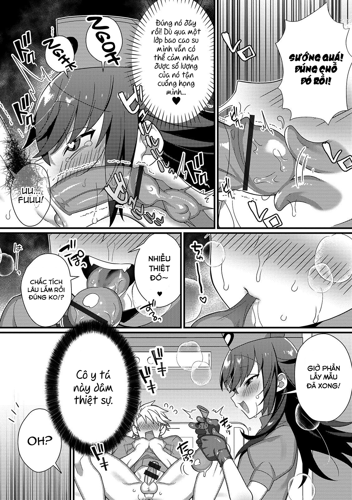 Đọc truyện hentai Cô y ta dâm đãng và buổi lấy tinh trùng ban đêm Oneshot