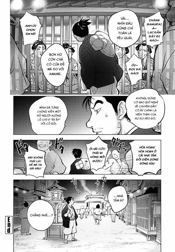 Đọc truyện hentai Nàng Kunoichi ngơ ngác Chap 4 Tai nạn đẫm nước