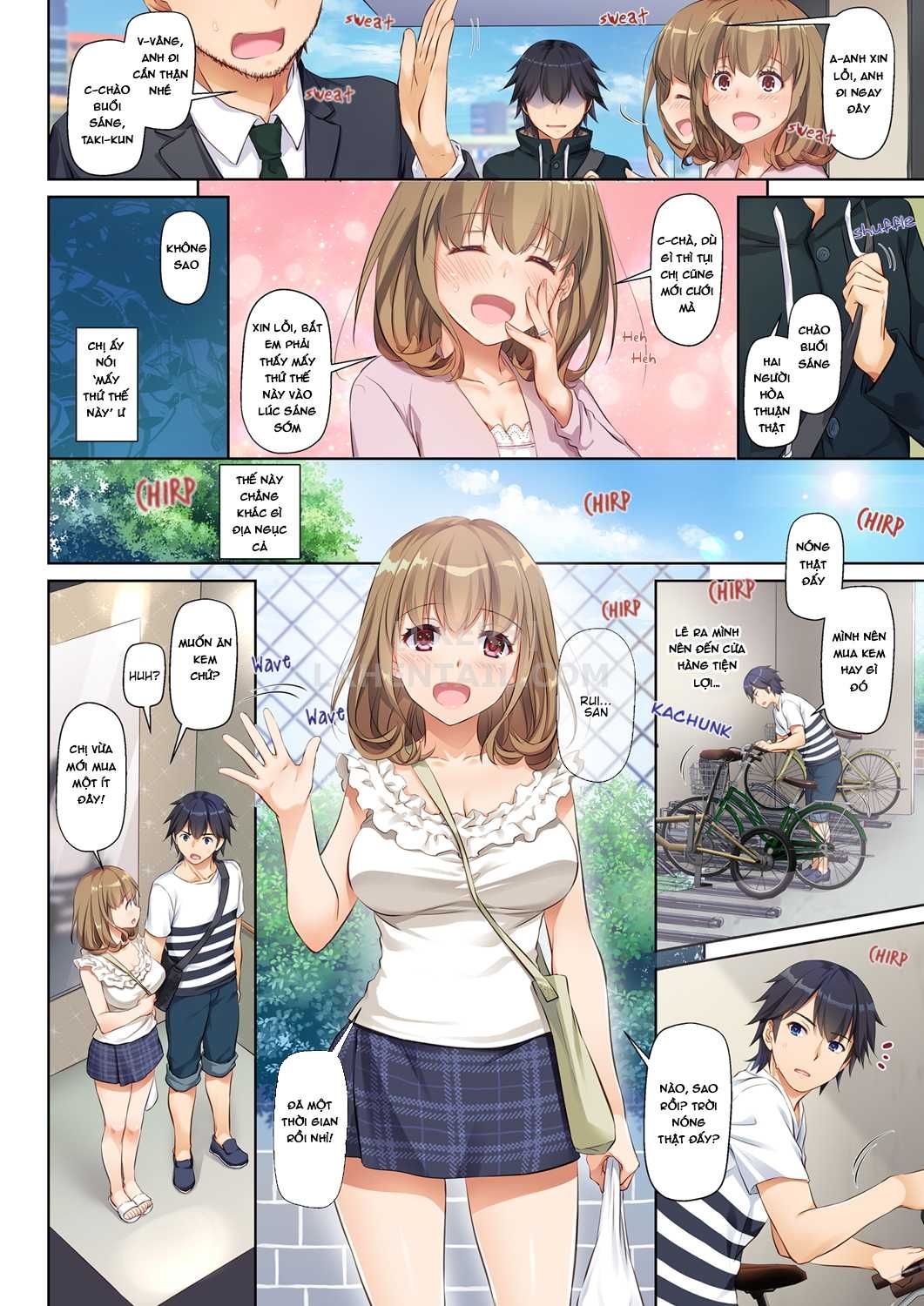 Đọc truyện hentai Hitozuma Osananajimi to Hitonatsu no Dekigoto Chap 1