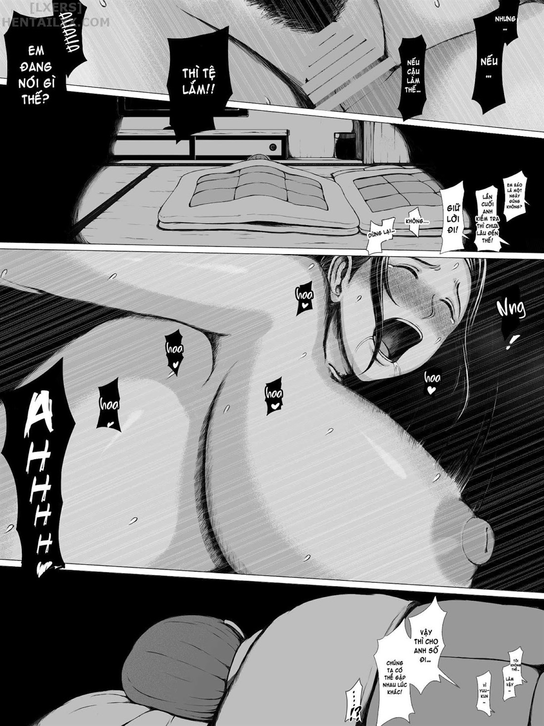 Đọc truyện hentai Hahagui Ottori Okaasan ga Toshishita Yarichin ni Nerawareru Toki Chap 1C