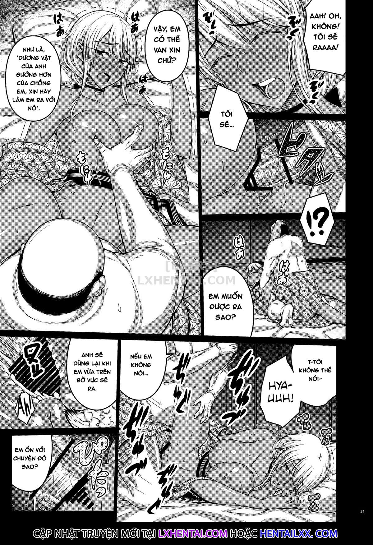 Đọc truyện hentai Tsumareta Ikoku no Hana Chap 3