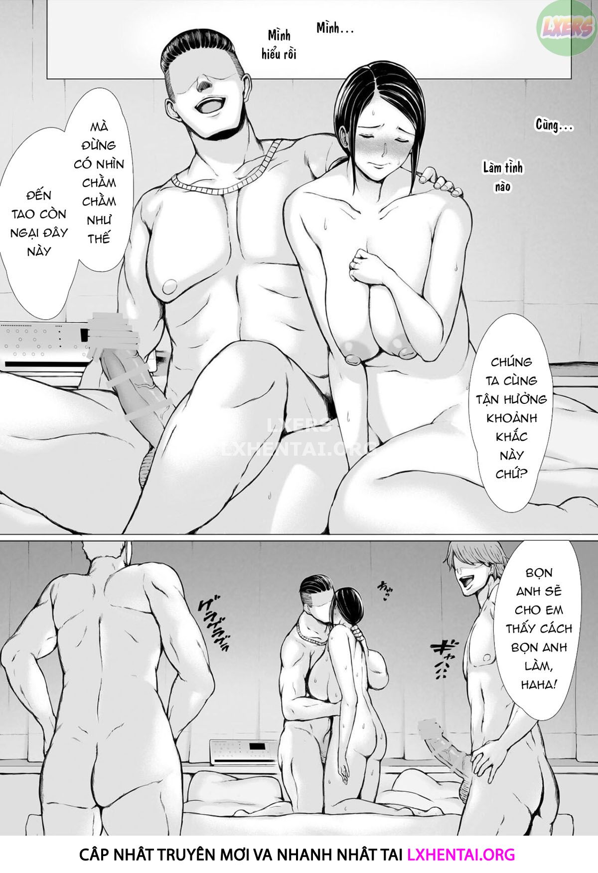 Đọc truyện hentai Hahagui Ottori Okaasan ga Toshishita Yarichin ni Nerawareru Toki Chap 3A