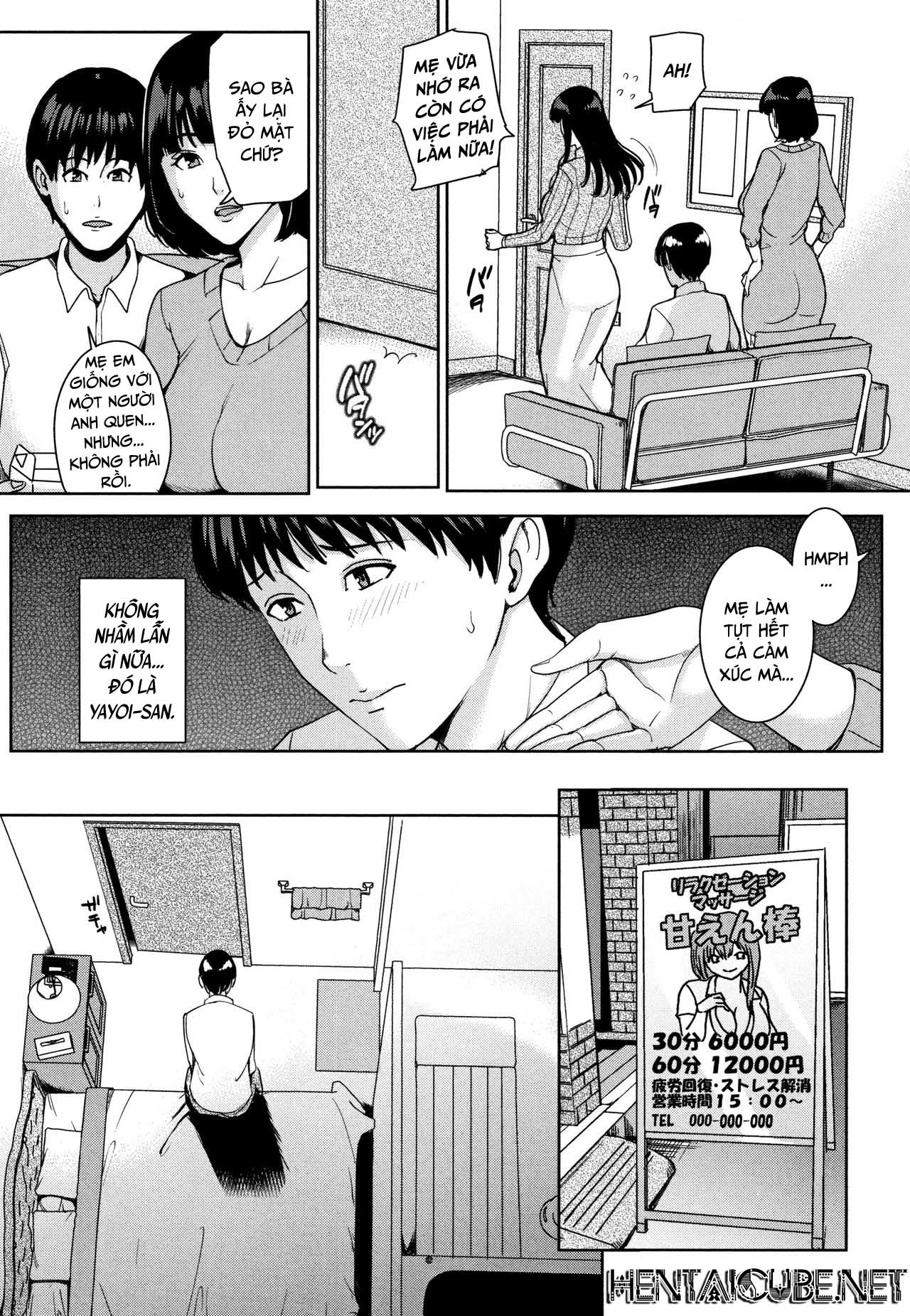 Đọc truyện hentai Kanojo no Mama to Deaikei de Chap 4