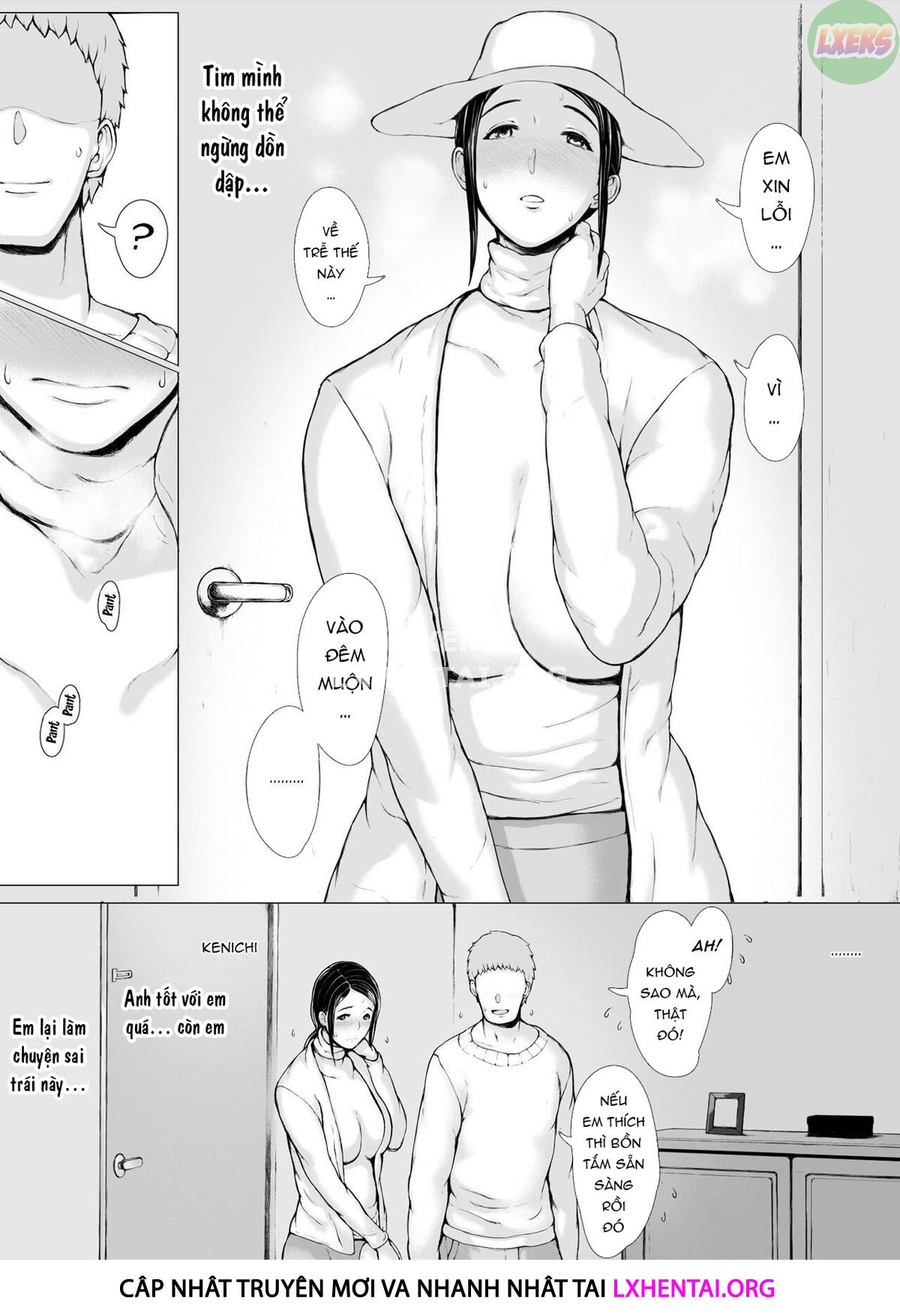 Đọc truyện hentai Hahagui Ottori Okaasan ga Toshishita Yarichin ni Nerawareru Toki Chap 3B