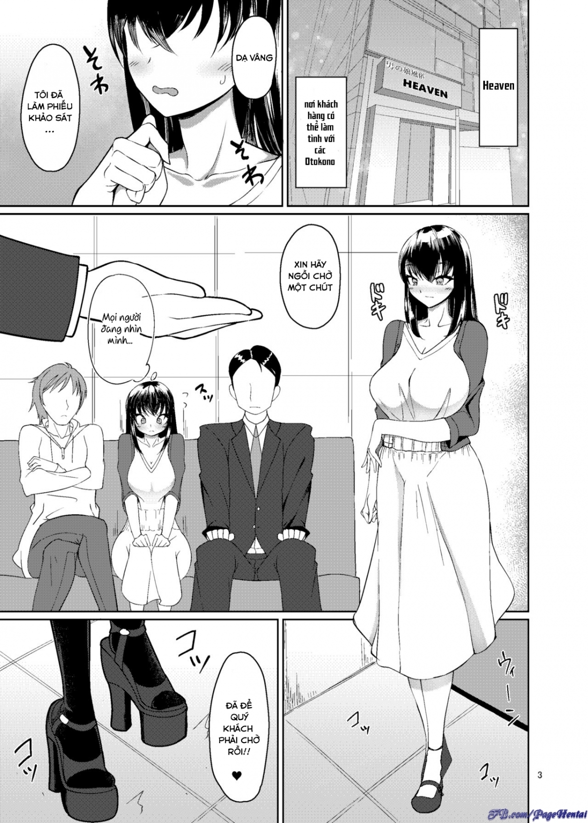 Đọc truyện hentai Otokonoko Fuuzoku de Shinu hodo Ikasaretekita Oneshot