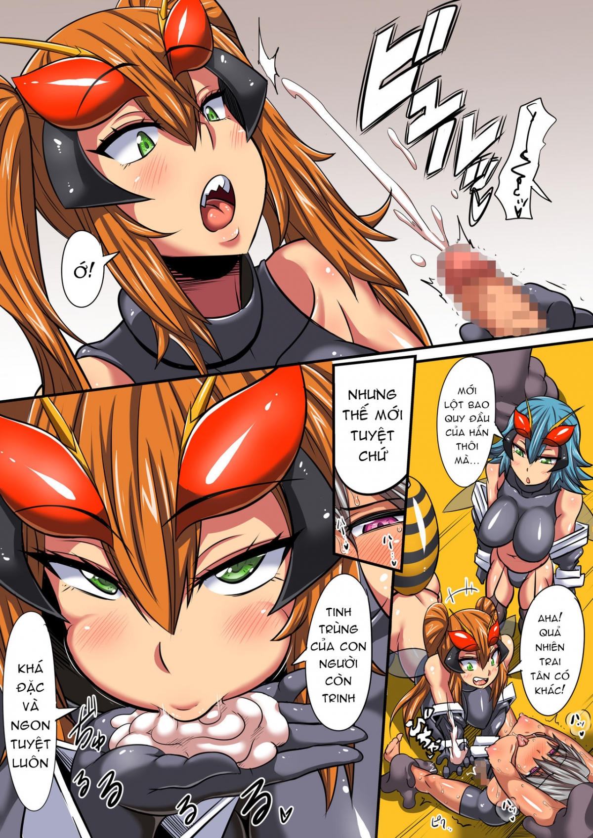 Đọc truyện hentai Black Bee no Hanshoku Oneshot