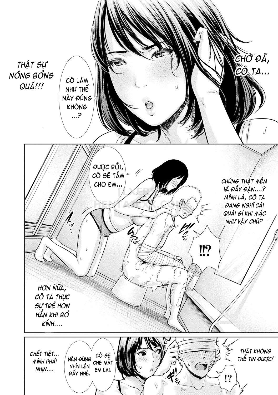 Đọc truyện hentai Sensei wa Seiyoku o Osaerarenai Chap 5 Kaede senseis Full body therapy