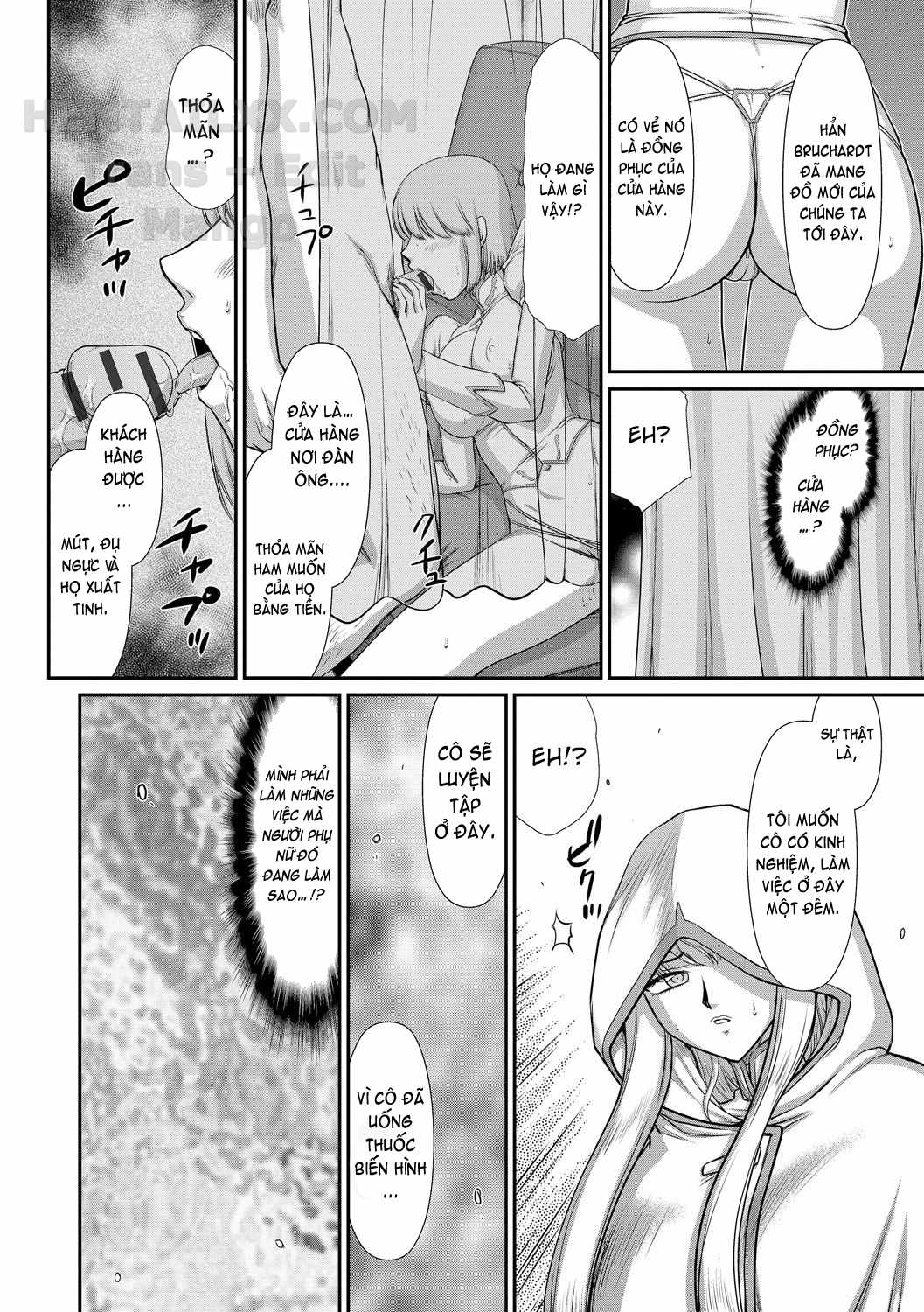 Đọc truyện hentai Inraku No Seijo Elvine Chap 9