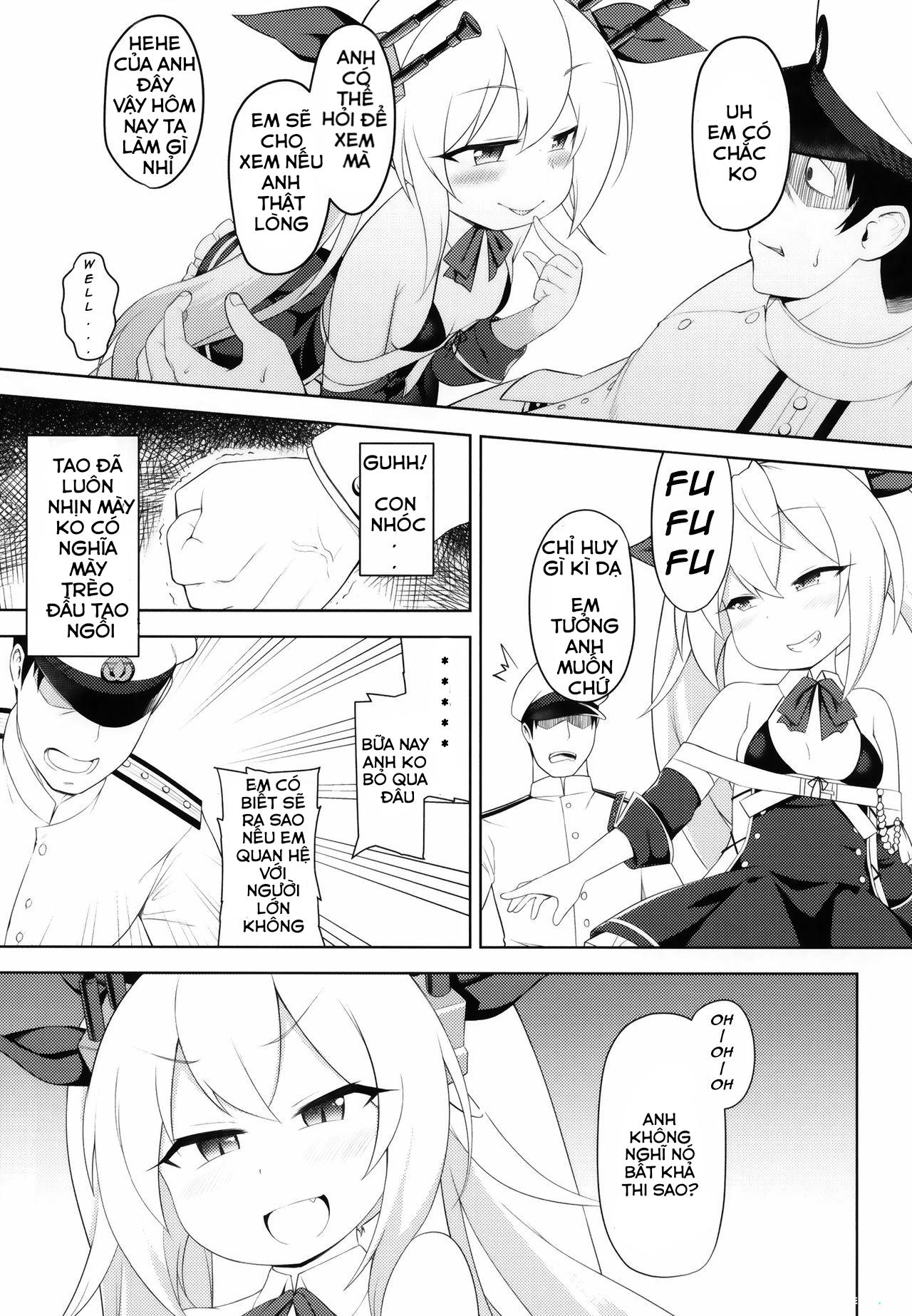 Đọc truyện hentai [Azur lane] Namaiki Kuchikukan Wakarase Challenge Oneshot