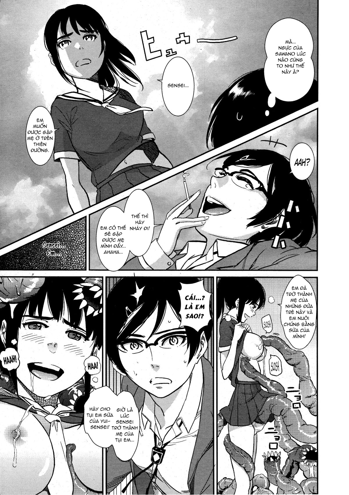 Đọc truyện hentai Hidden Breasts Female Teacher Yui Oneshot
