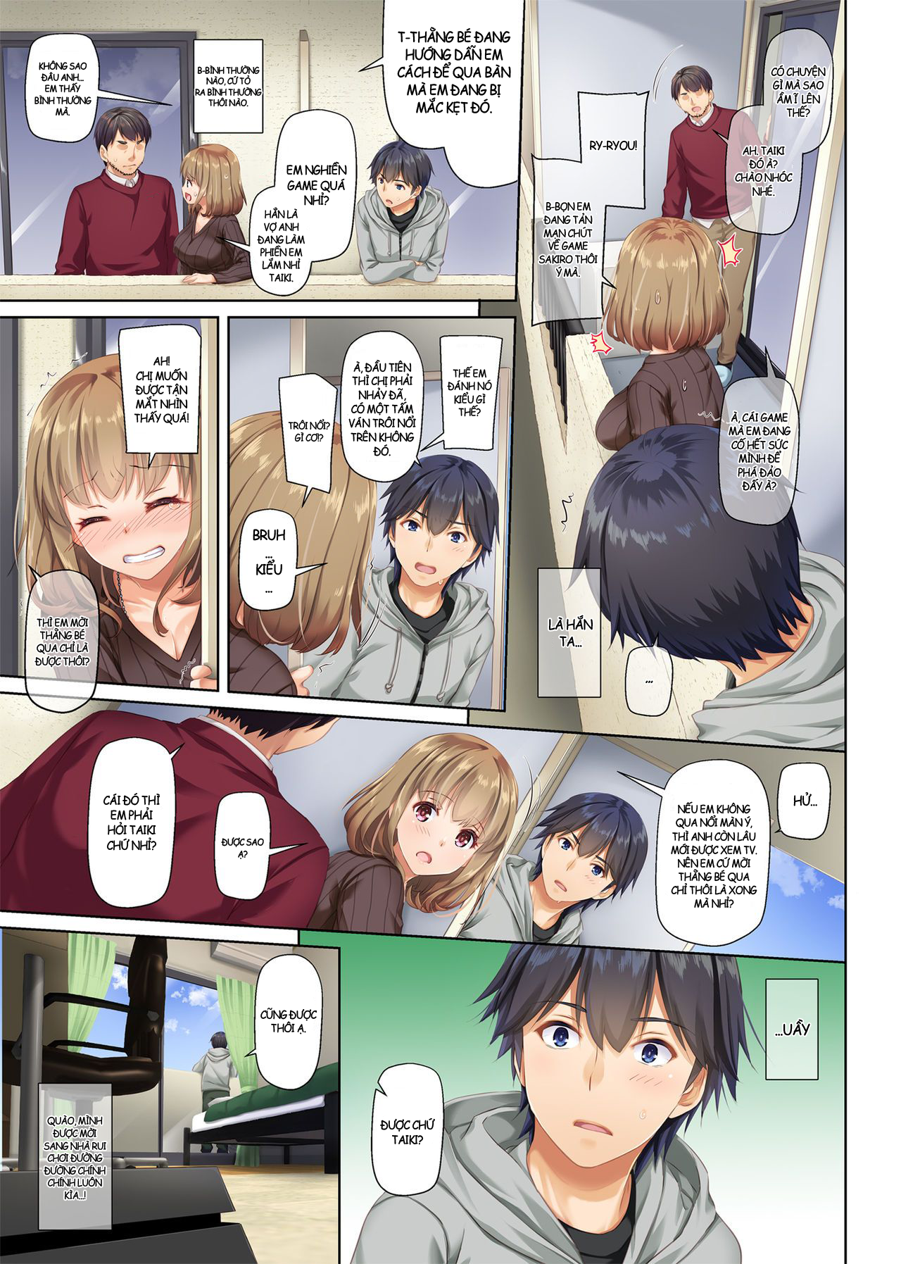 Đọc truyện hentai Hitozuma Osananajimi to Hitonatsu no Dekigoto Chap 2