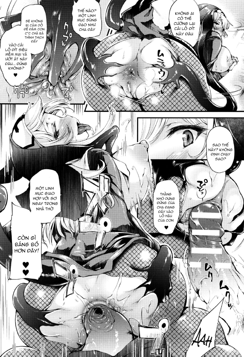 Đọc truyện hentai Sakusaku Meat Pie Chap 2 Khi nhà thờ không còn là chốn linh thiêng