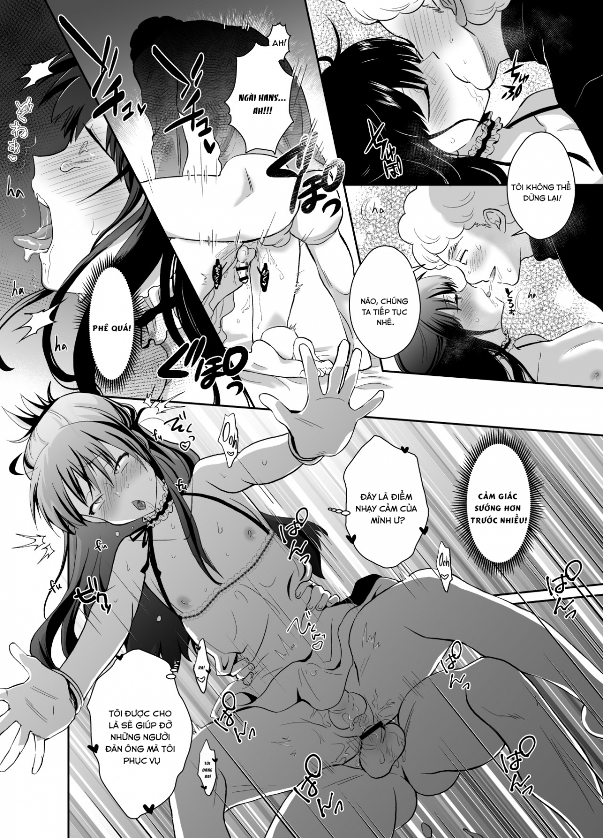 Đọc truyện hentai Kawaisou na Ouji-sama wa Warui Mahou de Oshiro no Mesu Benki ni Sarete Shimaimashita Chap 1