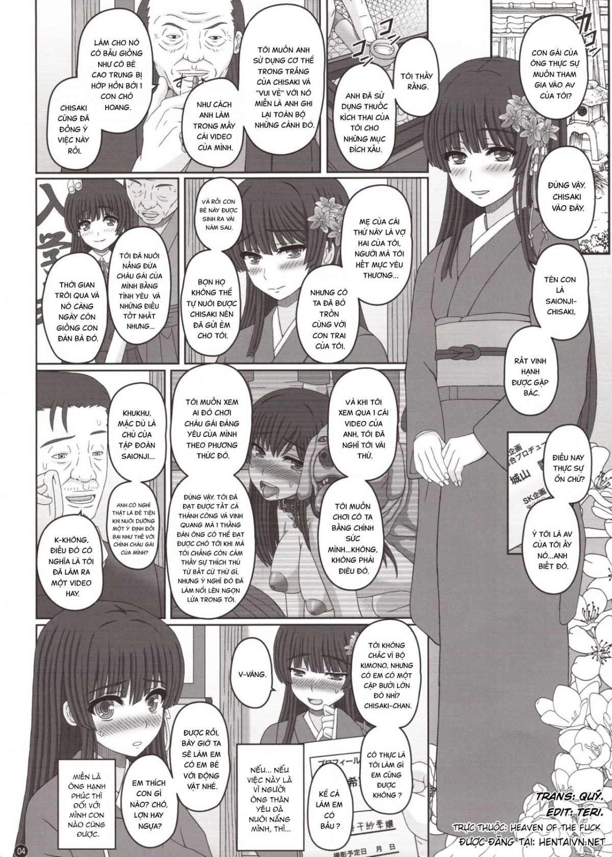Đọc truyện hentai Shiawase Kyouwakoku (Shiawase no Katachi) Oneshot