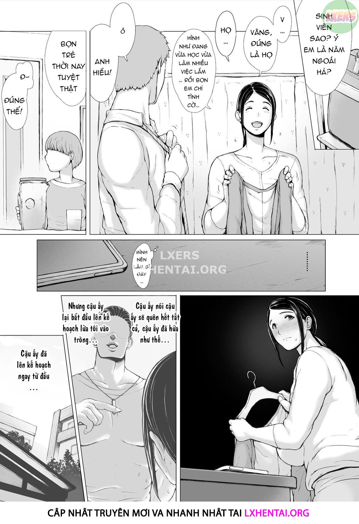 Đọc truyện hentai Hahagui Ottori Okaasan ga Toshishita Yarichin ni Nerawareru Toki Chap 3C | END