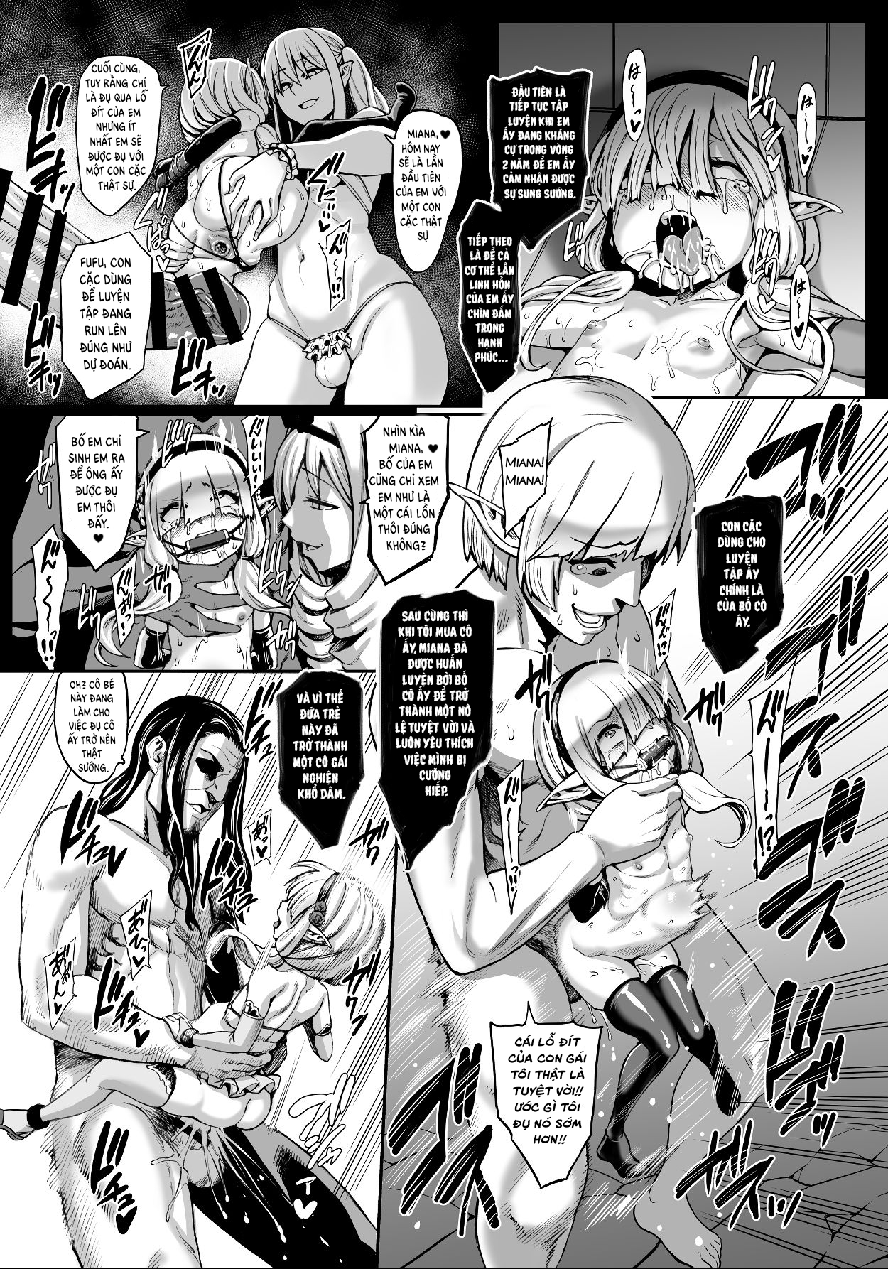 Đọc truyện hentai Houjou no Reizoku Elf 6 Oneshot xịn xò