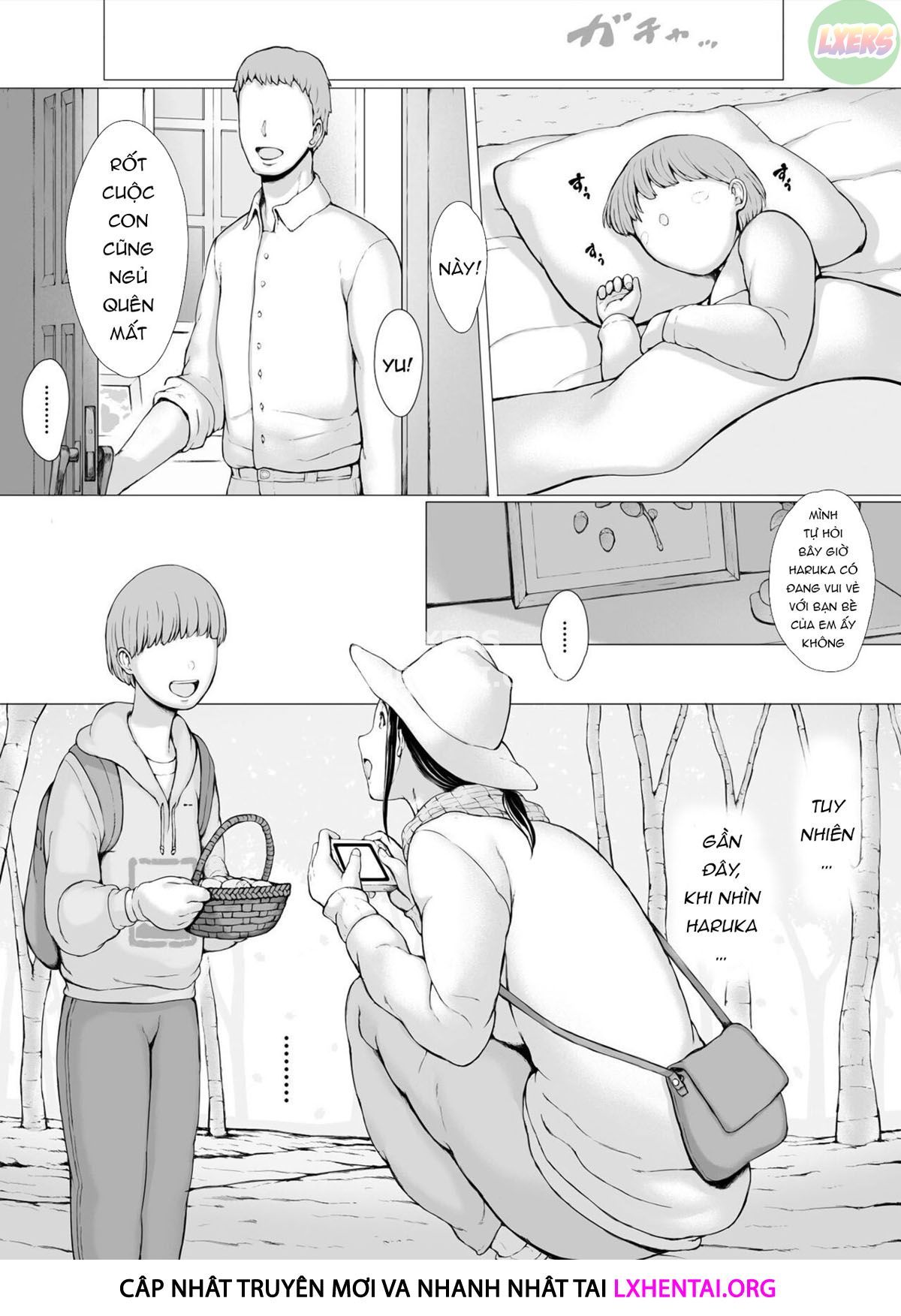 Đọc truyện hentai Hahagui Ottori Okaasan ga Toshishita Yarichin ni Nerawareru Toki Chap 3A