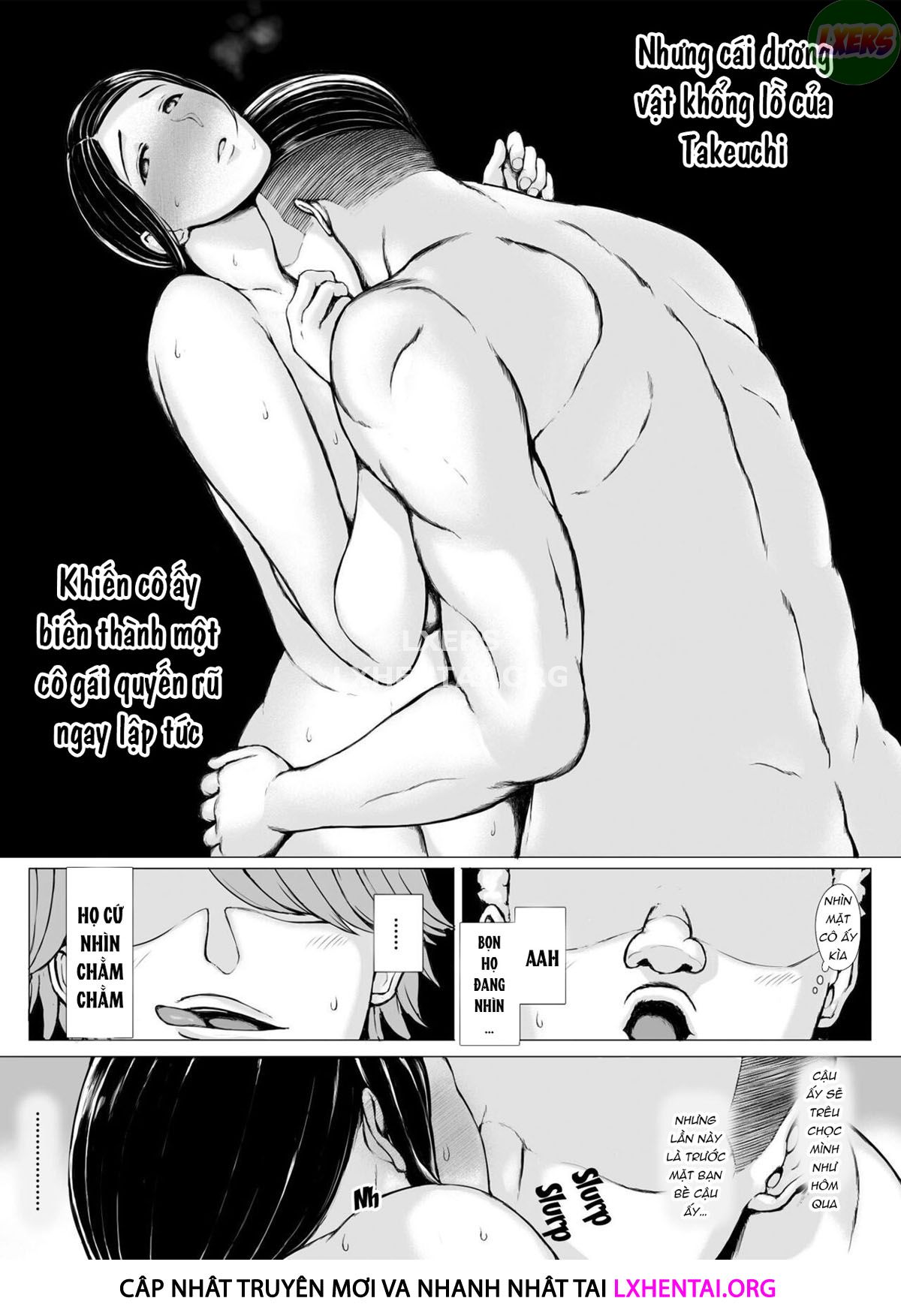 Đọc truyện hentai Hahagui Ottori Okaasan ga Toshishita Yarichin ni Nerawareru Toki Chap 3A