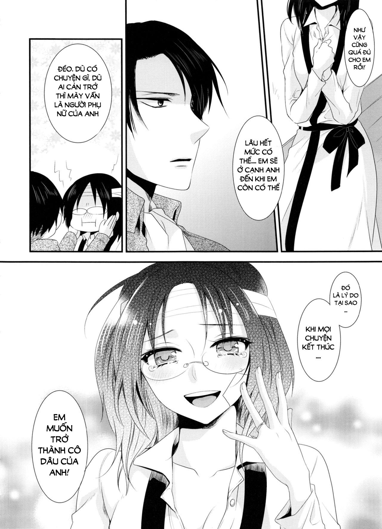 Đọc truyện hentai Kiss me once again (Shingeki no Kyojin) Chap 5
