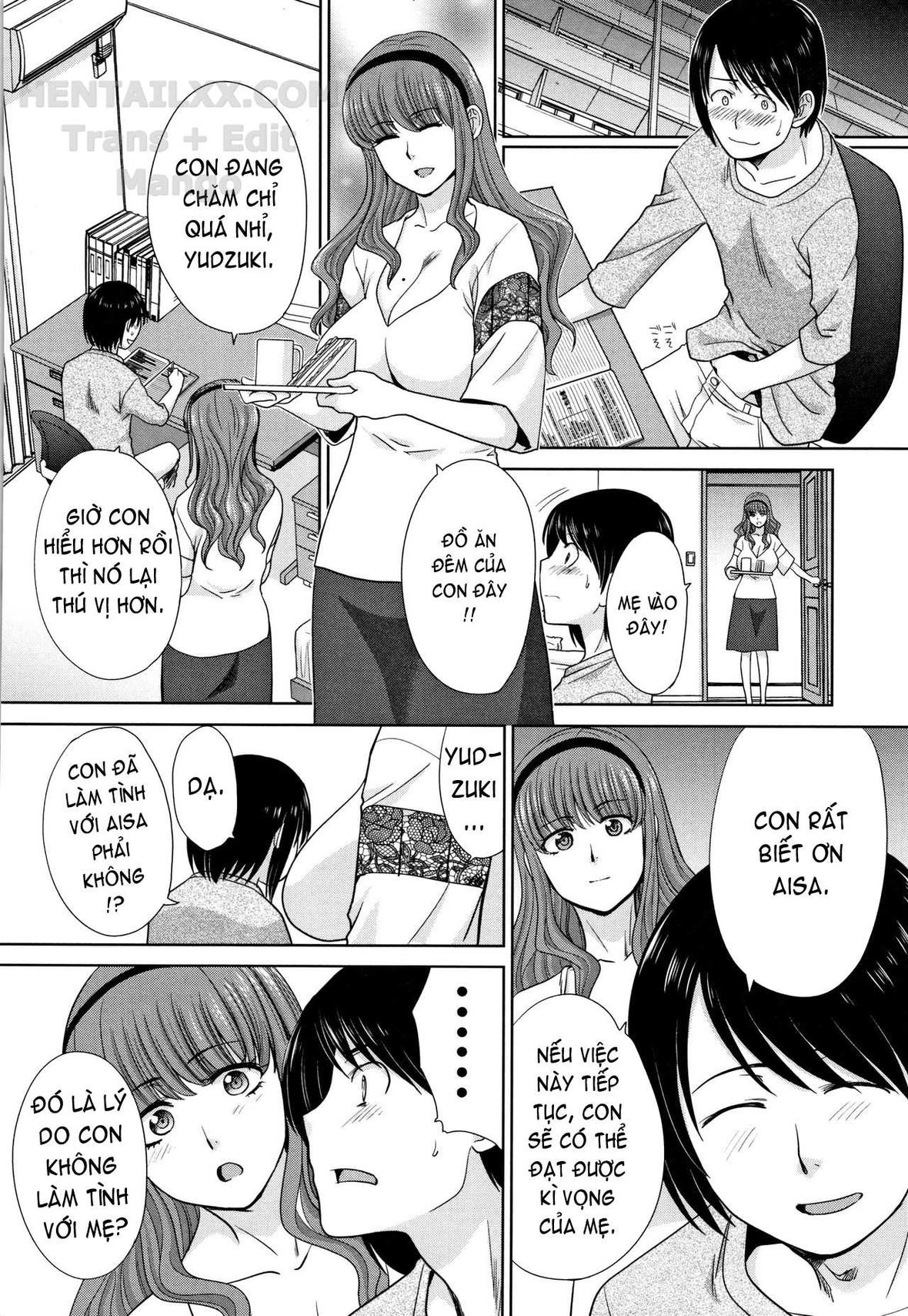 Đọc truyện hentai Mother and Younger Sister Chap 4
