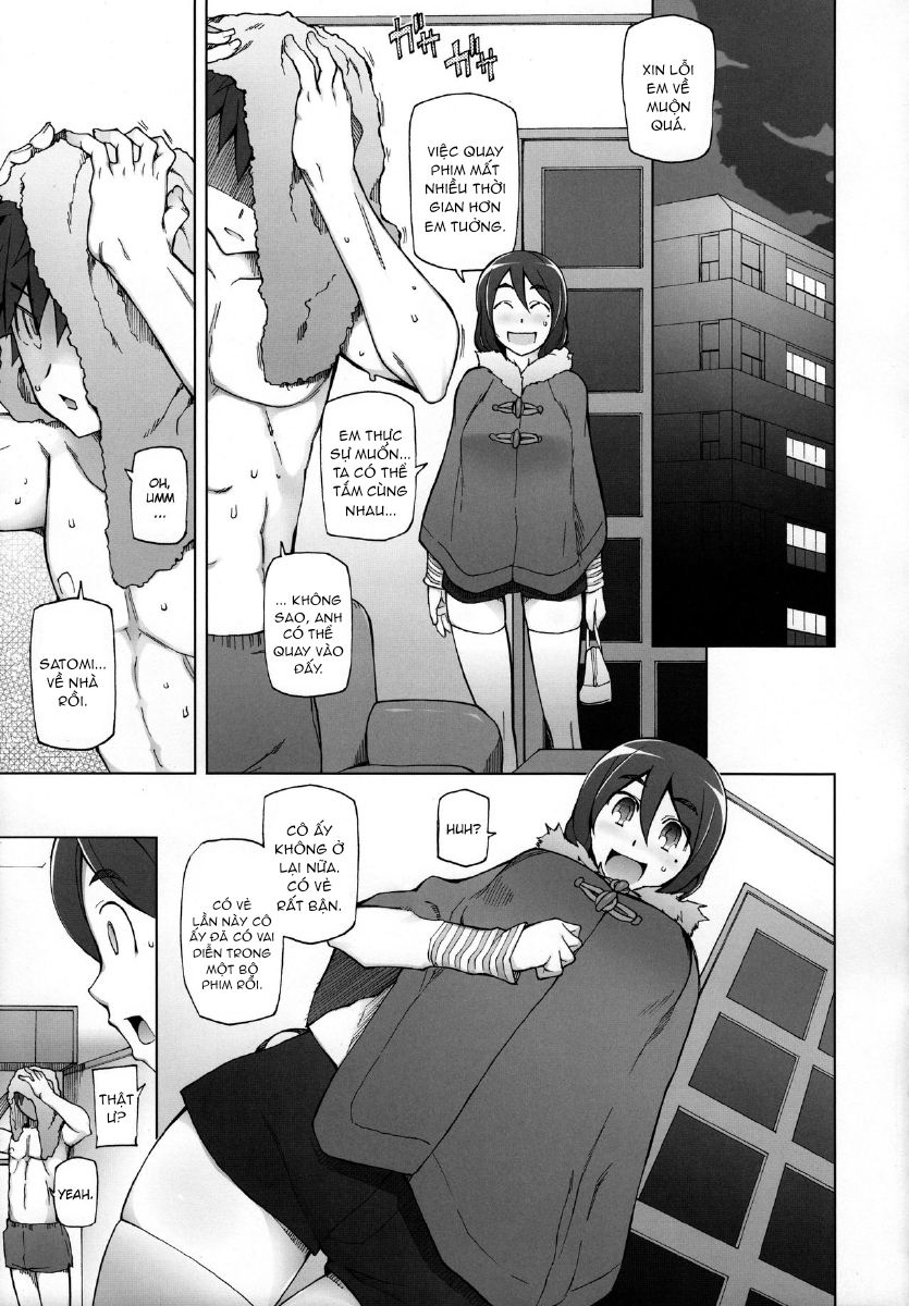 Đọc truyện hentai Kanojo Wa Chou Yuumei Geinoujin... Soshite Boku Ni Naisho De AV Joyuu Satomi-Satona Gojitsudan Chap 1.1