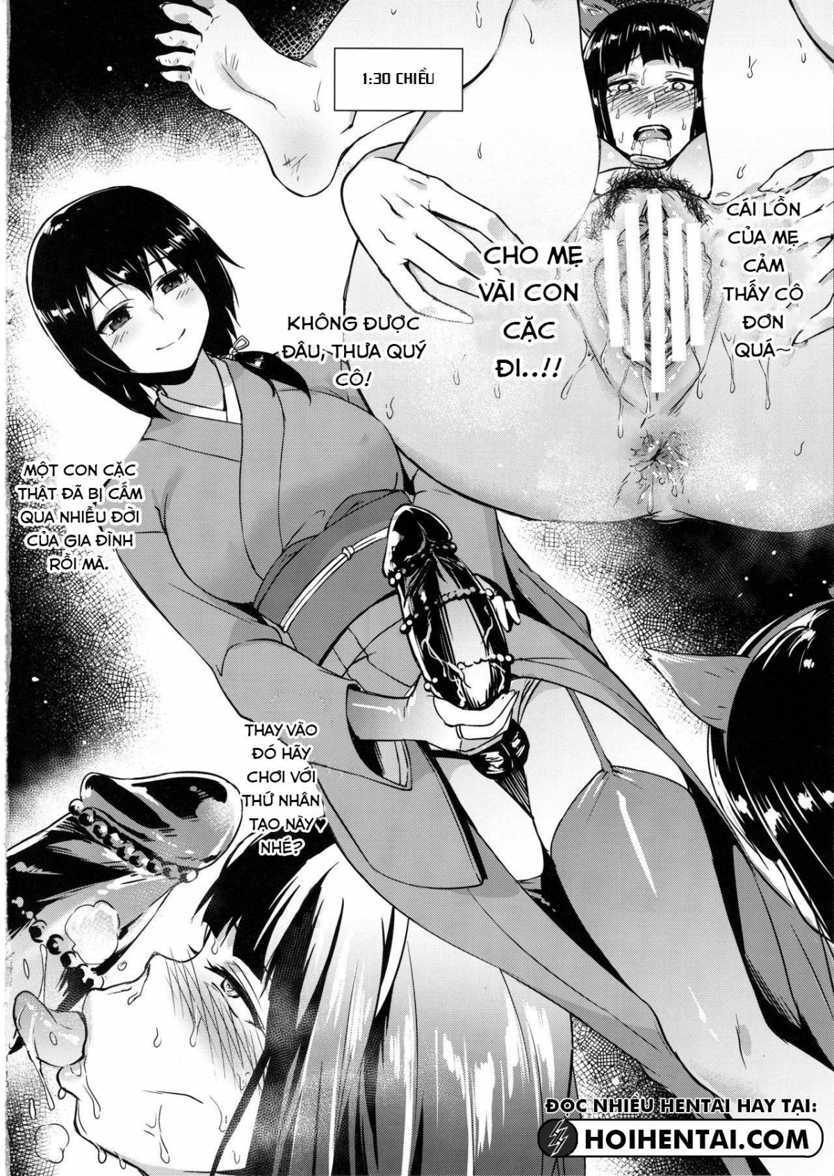 Đọc truyện hentai The Nishizumi Family Former Matriach's Training Oneshot