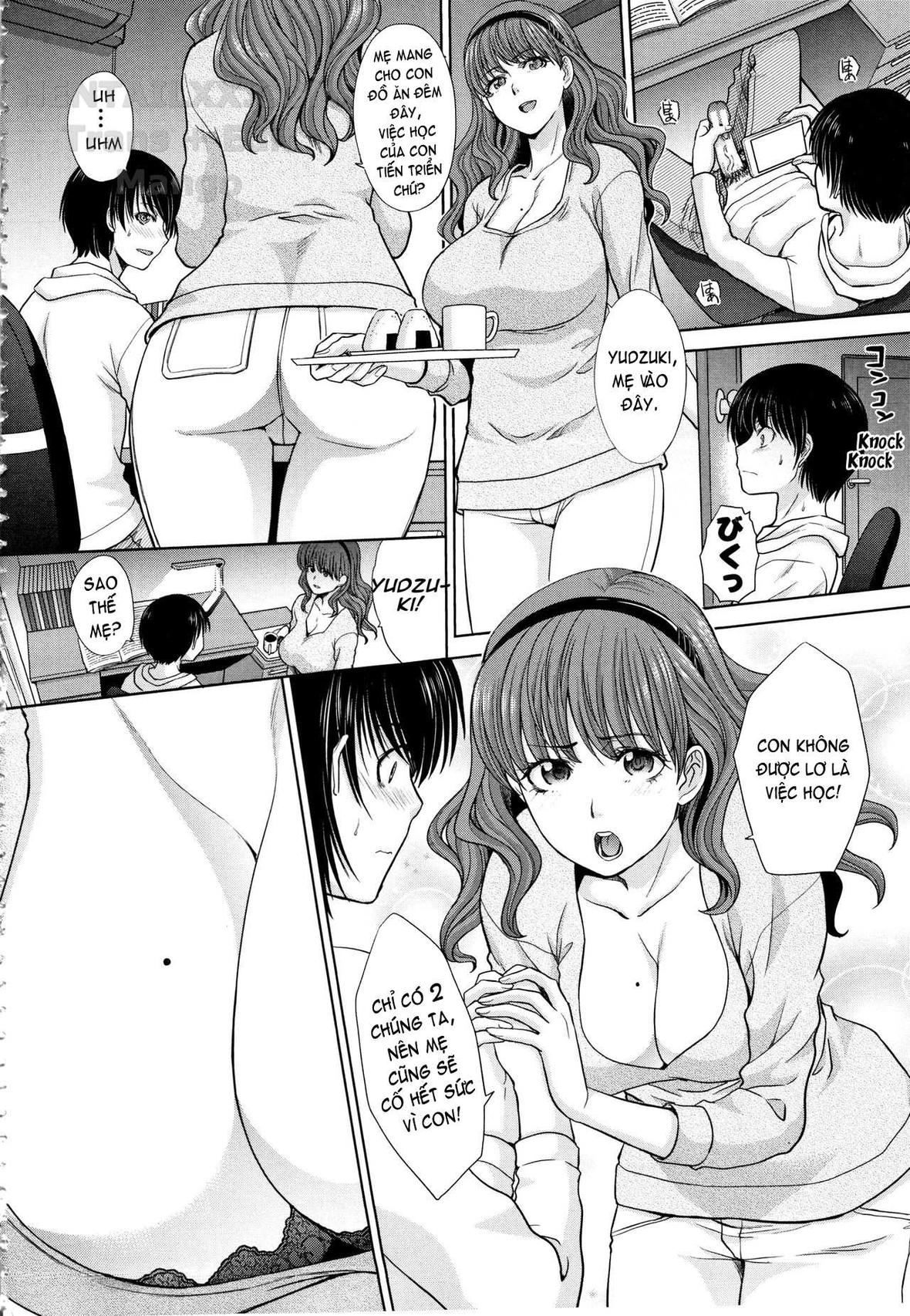 Đọc truyện hentai Mother and Younger Sister Chap 1