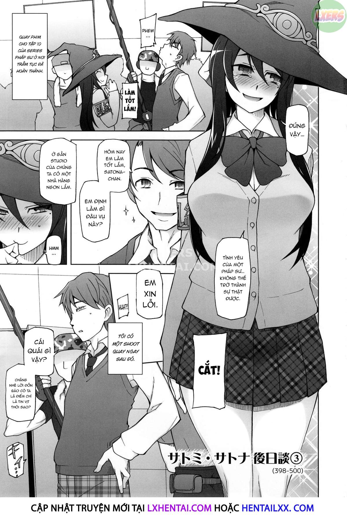 Đọc truyện hentai Kanojo Wa Chou Yuumei Geinoujin... Soshite Boku Ni Naisho De AV Joyuu Satomi-Satona Gojitsudan Chap 3