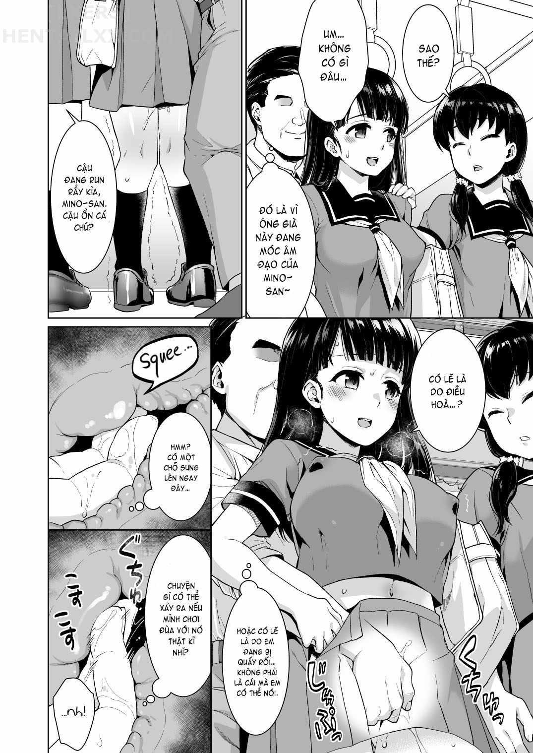 Đọc truyện hentai Iya Da To Ienai Jimikei Shoujo Chap 4 To Chikan Densha