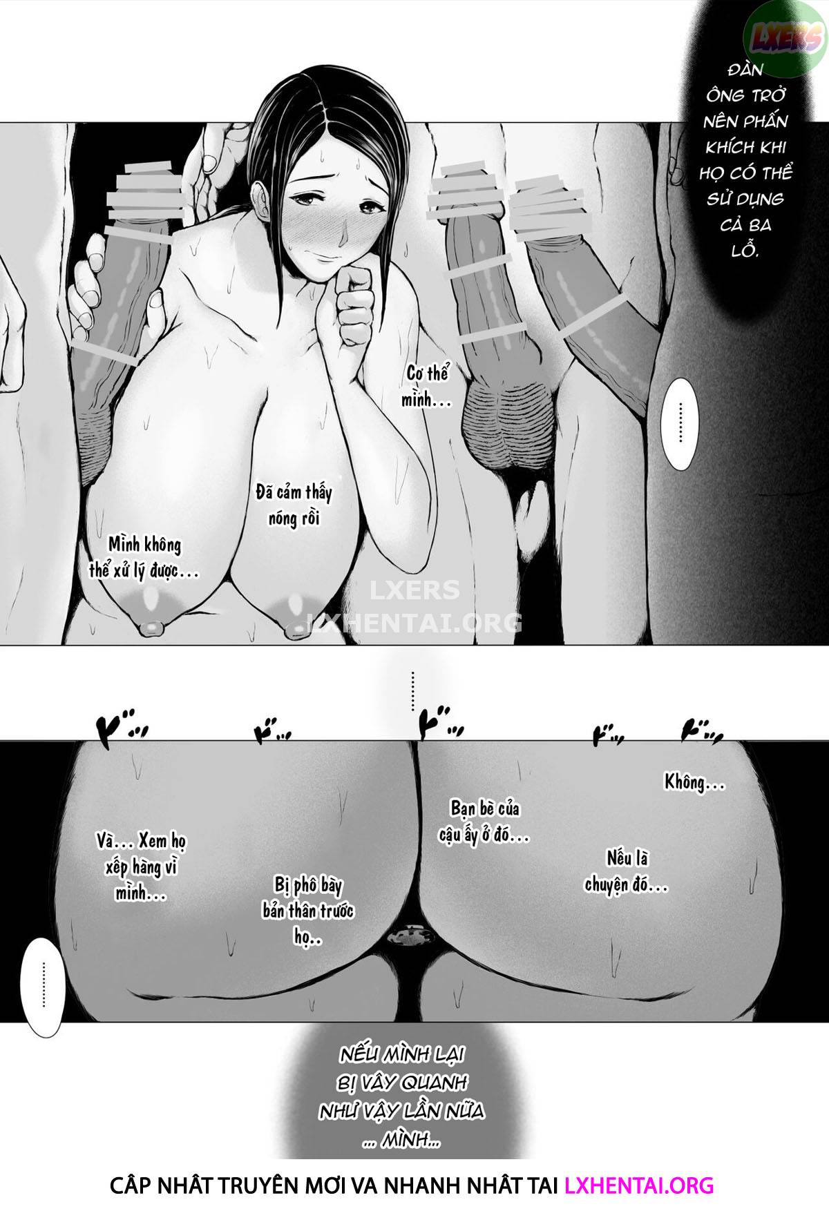 Đọc truyện hentai Hahagui Ottori Okaasan ga Toshishita Yarichin ni Nerawareru Toki Chap 2B