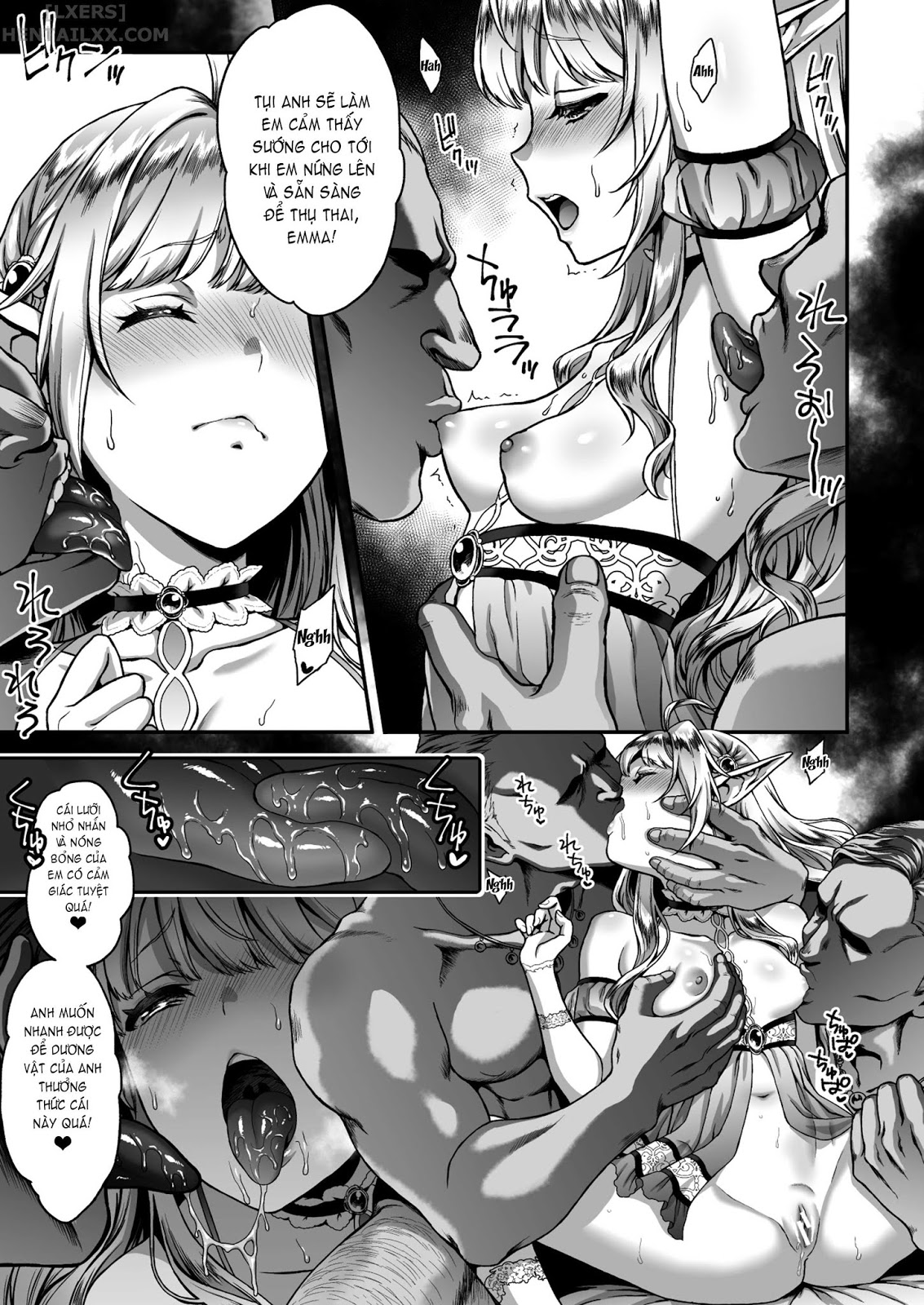 Đọc truyện hentai Tasogare No Shou Elf Chap 4
