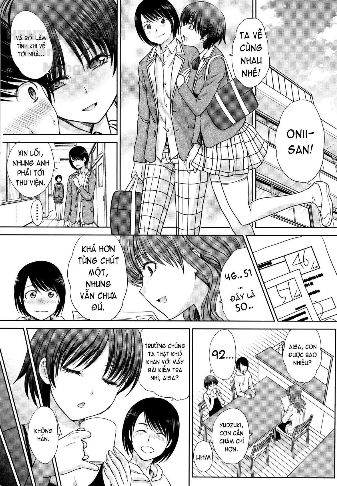 Đọc truyện hentai Mother and Younger Sister Chap 2