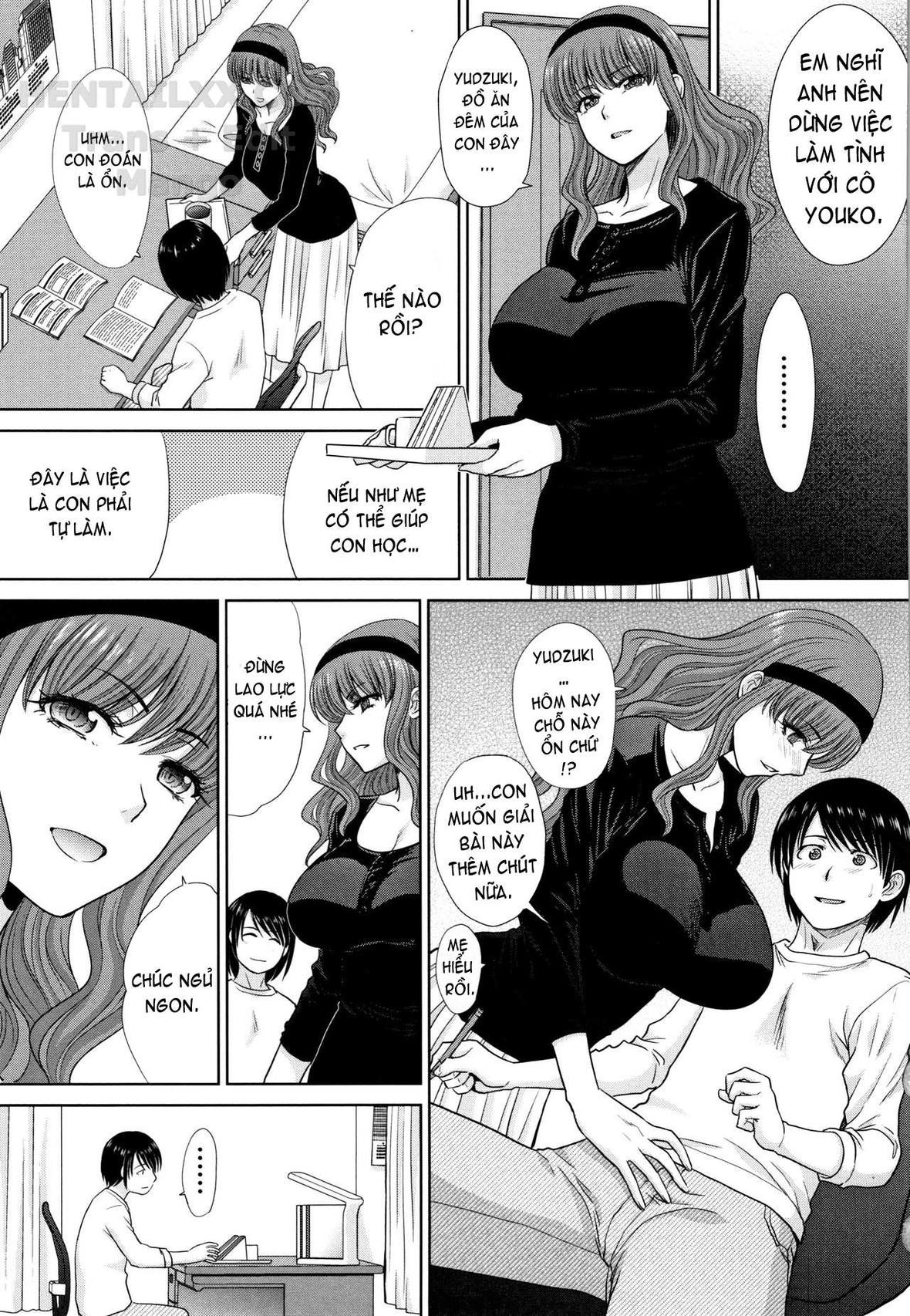 Đọc truyện hentai Mother and Younger Sister Chap 3