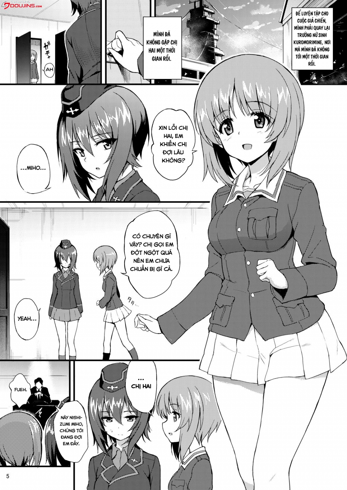 Đọc truyện hentai Nishizumi Shimai Ryoujoku - Oneshot
