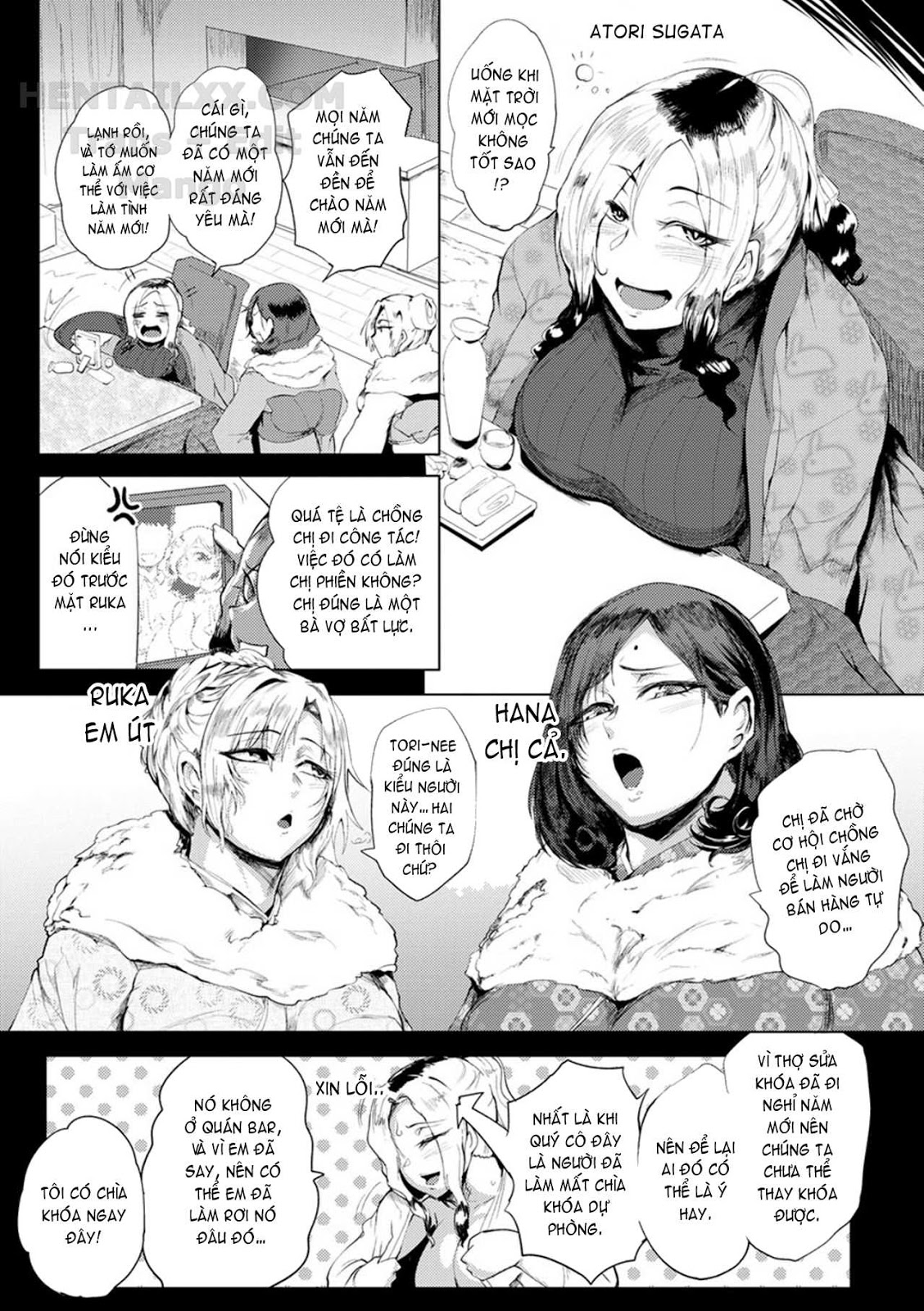 Đọc truyện hentai Nurete Torokete Majiwarite Chap 4